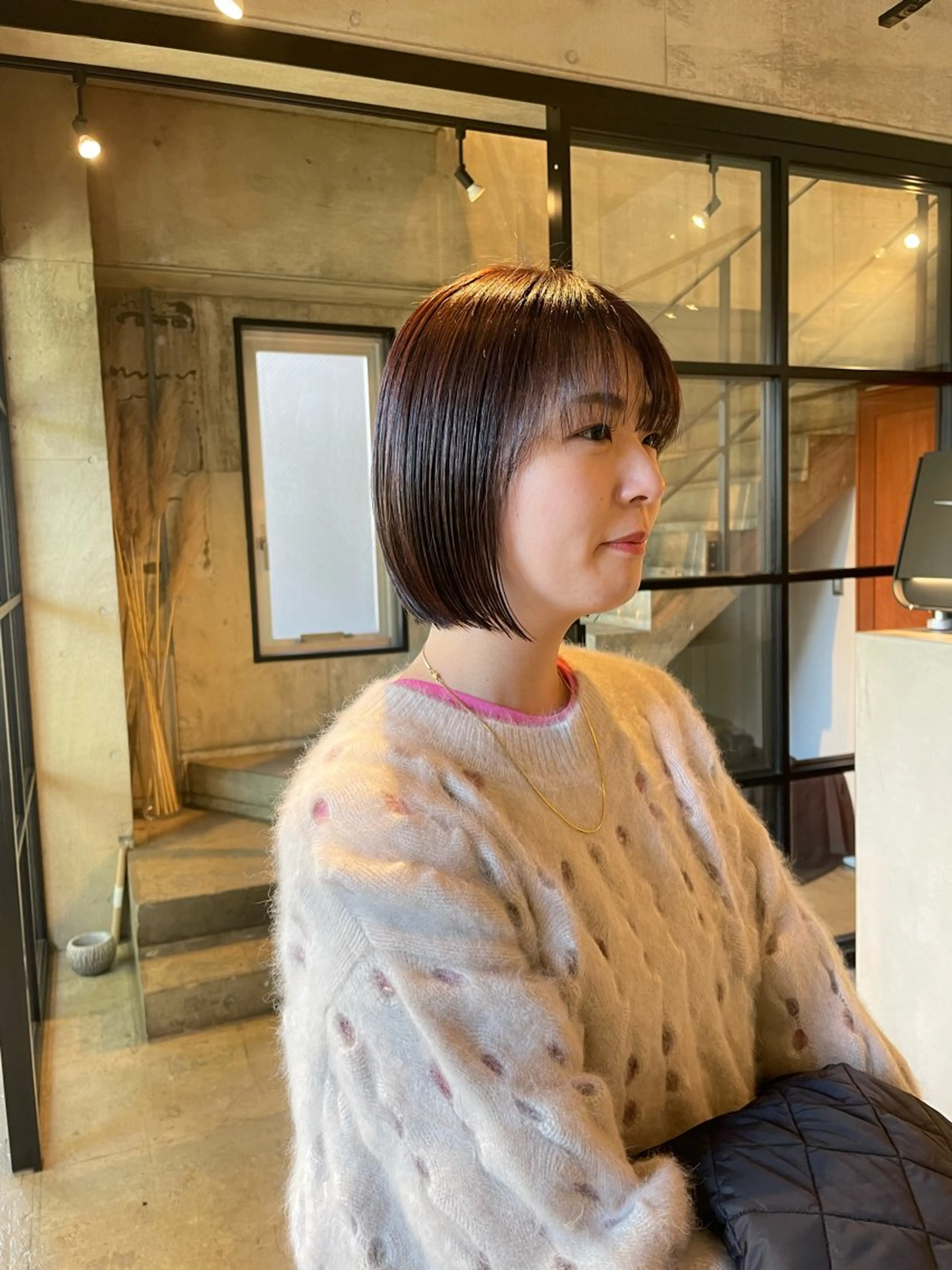 ミディアム カラー mizuho .のヘアスタイル