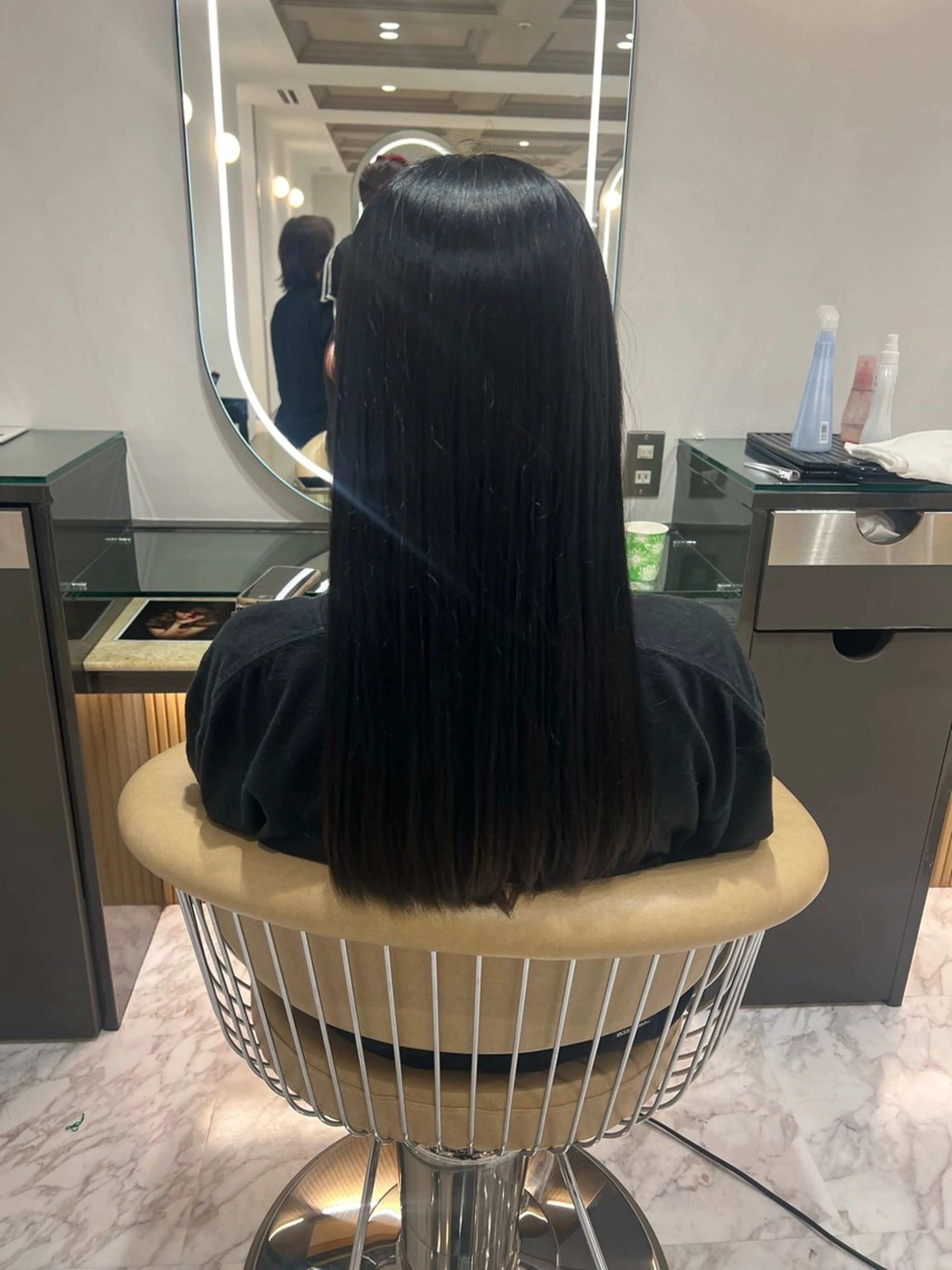 ロング カラー 骨格／顔型／診断／ 伏見／飯味 華菜のヘアスタイル