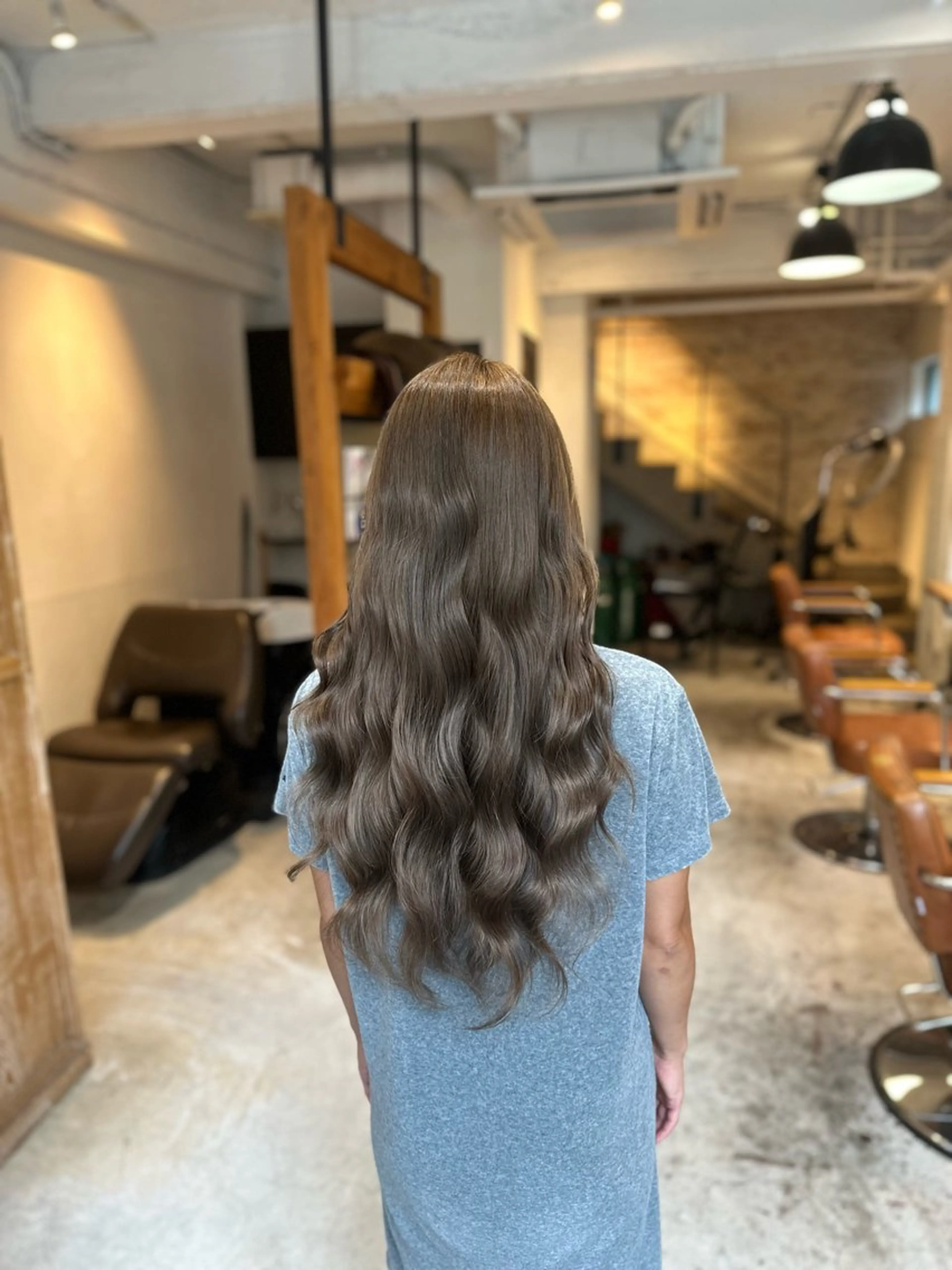 ロング ヘアカラー 秋葉原　柏木絢汰 ✨当日予約okのヘアスタイル