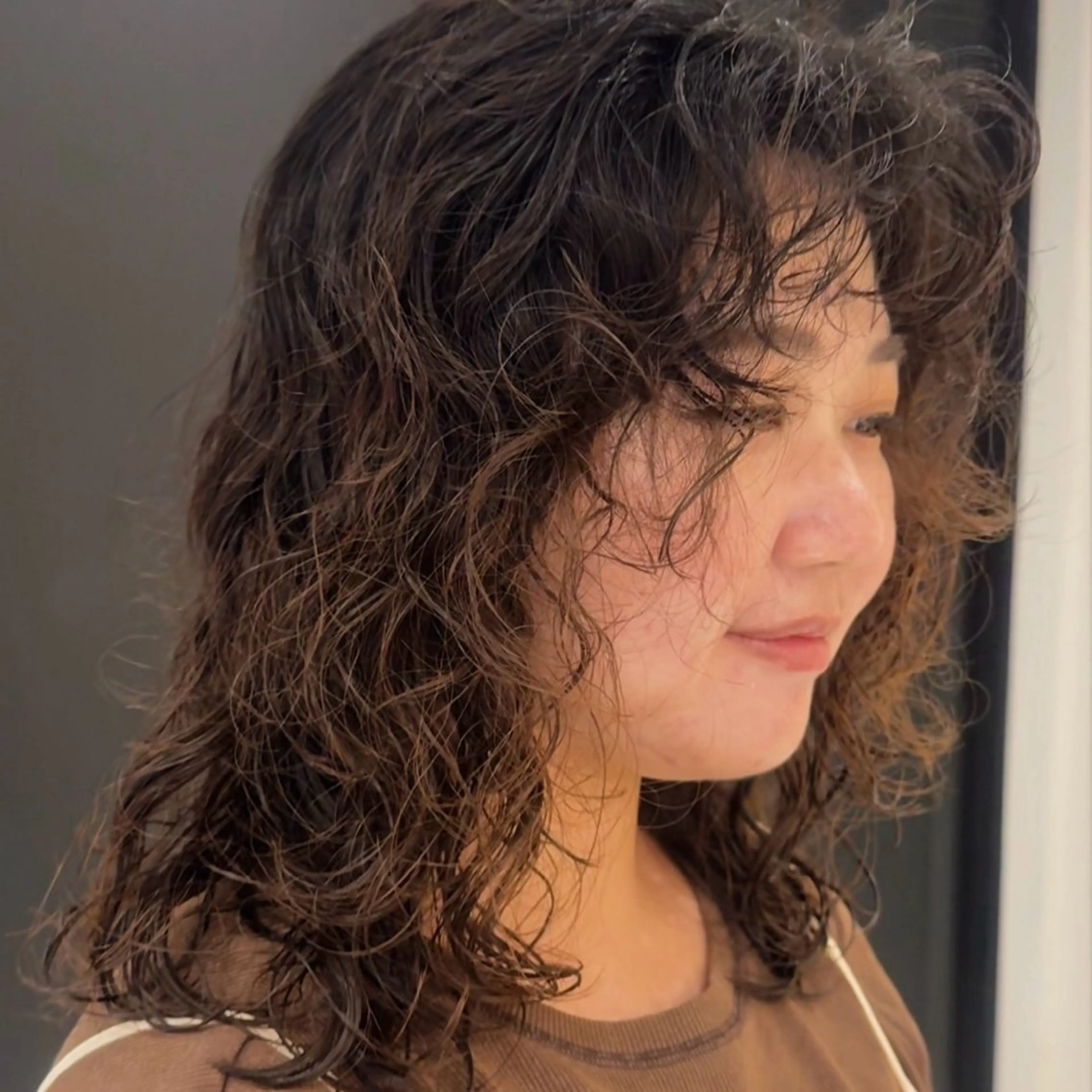 ミディアム パーマ hyuga/パーマ /ニュアンスパーマのヘアスタイル