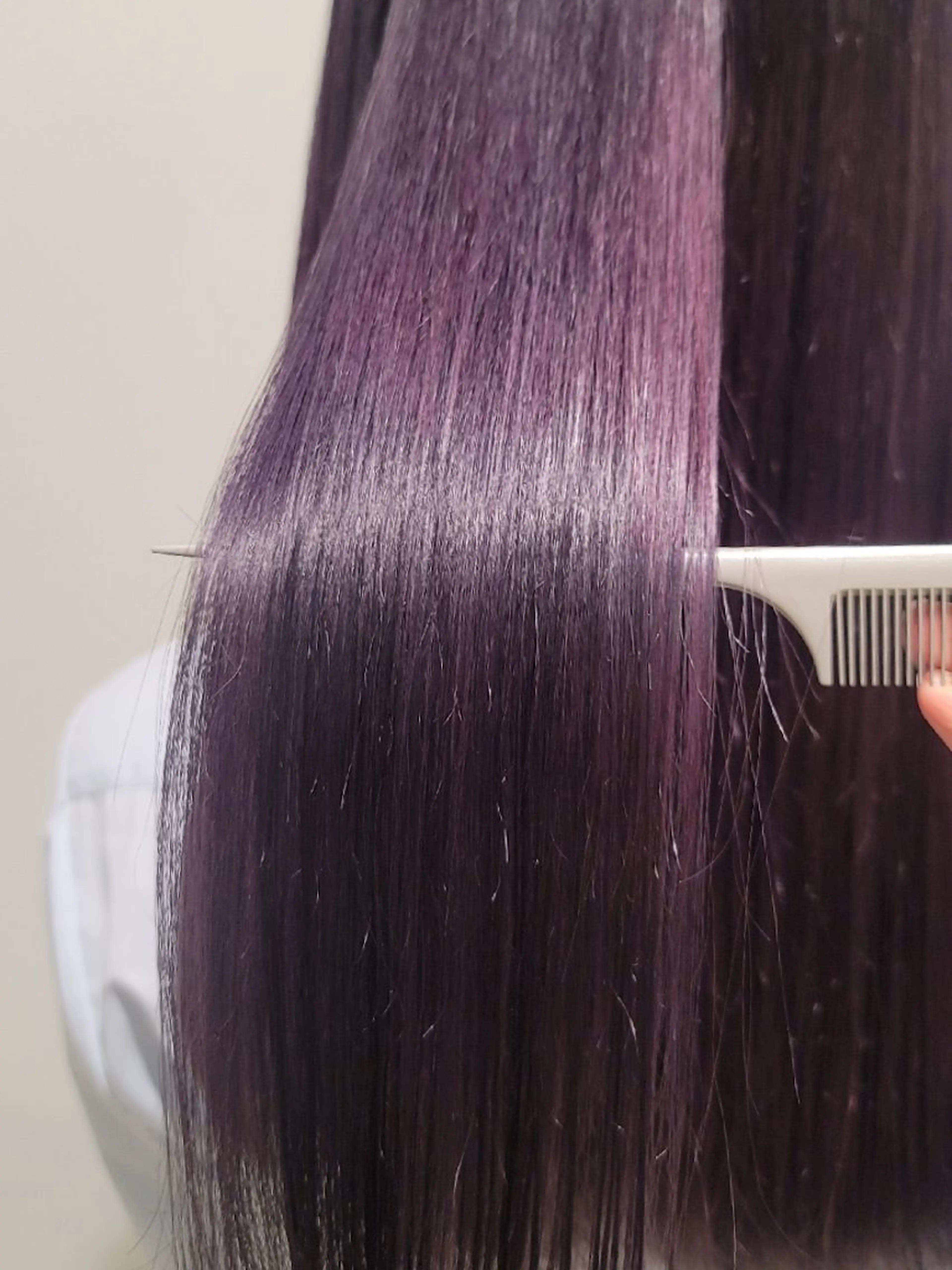 セミロング カラー カットモデル/ セット/宮里心香のヘアスタイル