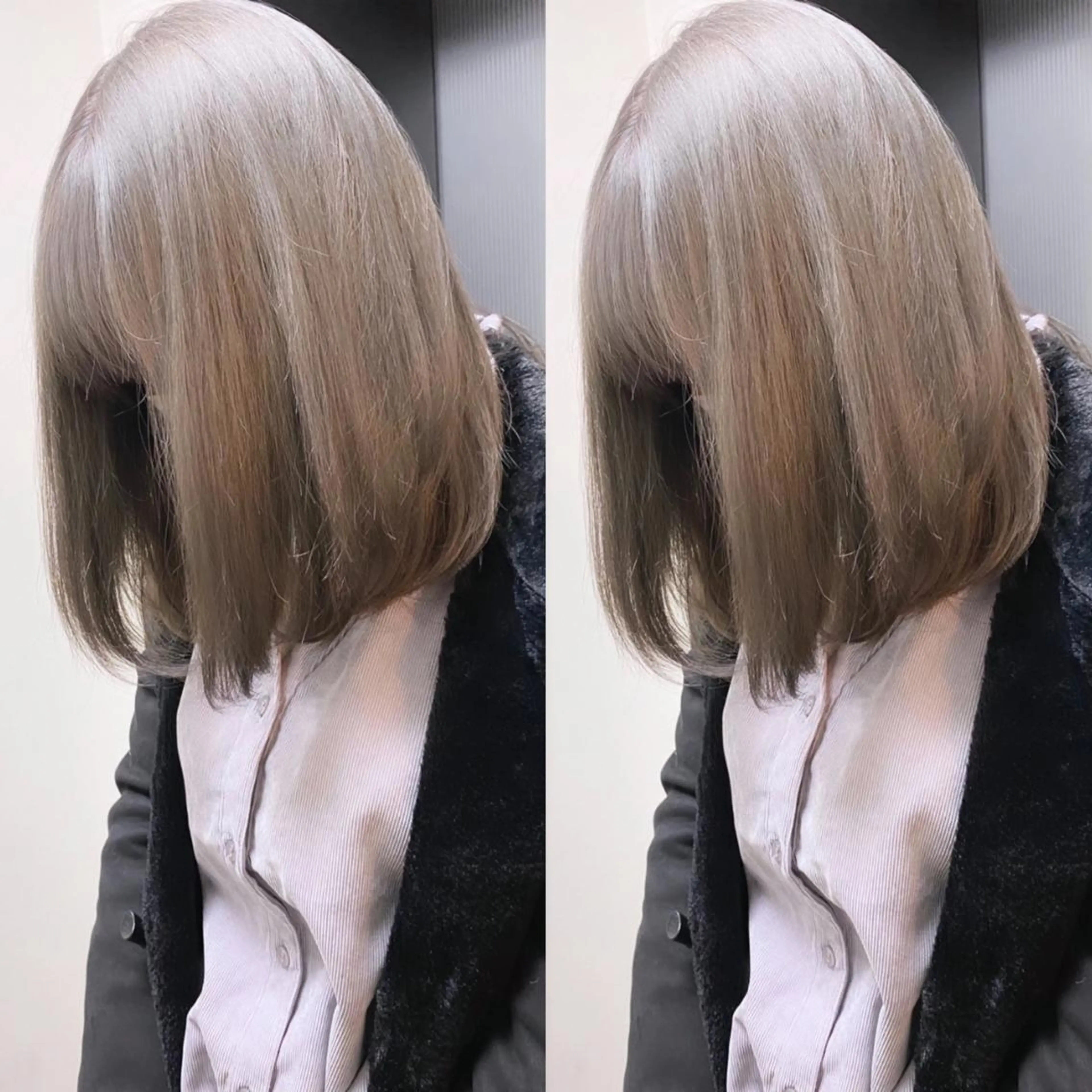 ミディアム カラー ⭐️横浜ブリーチ特化 美容師　堤涼⭐️のヘアスタイル