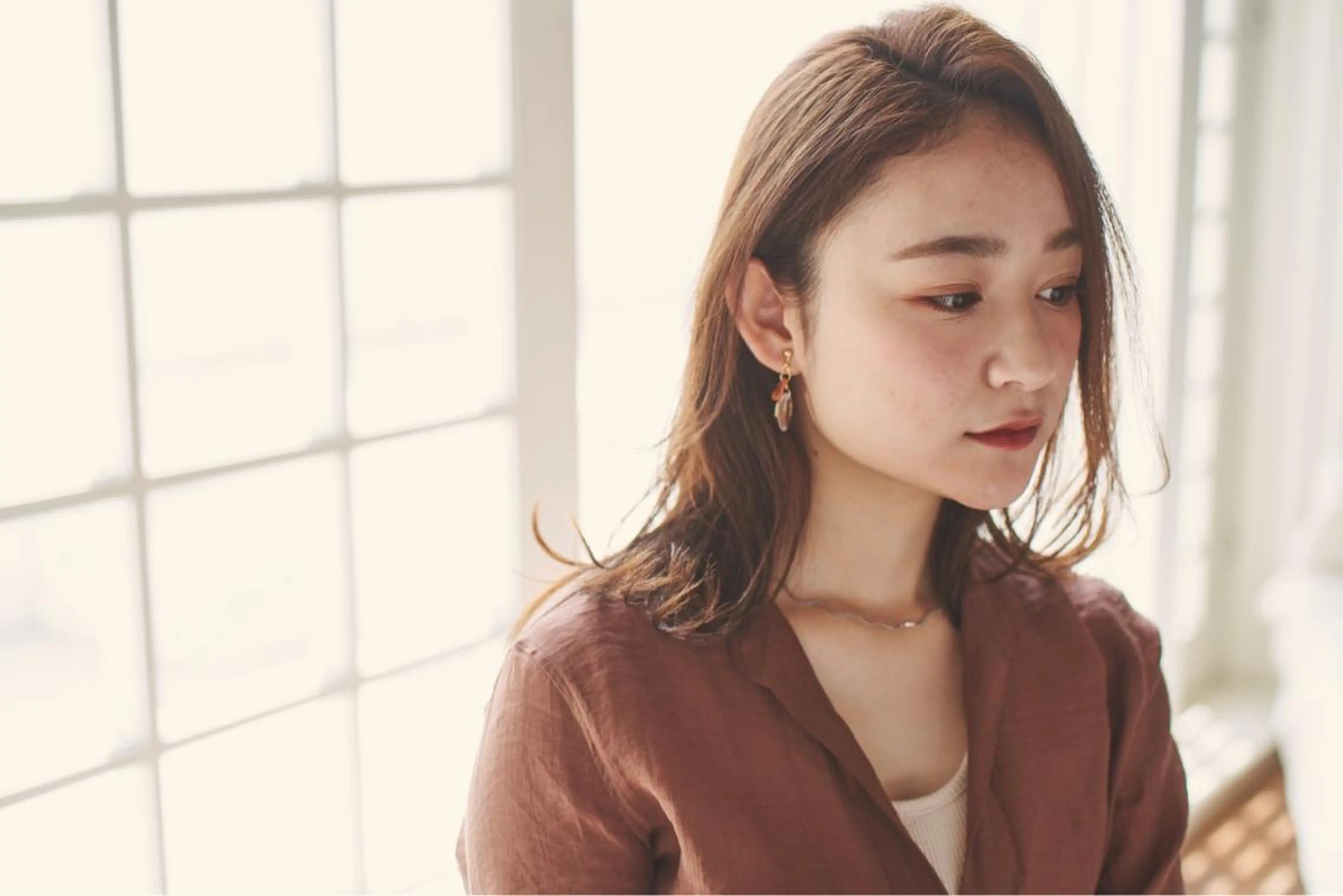 ミディアム 【髪質改善】 梅田　聡のヘアスタイル