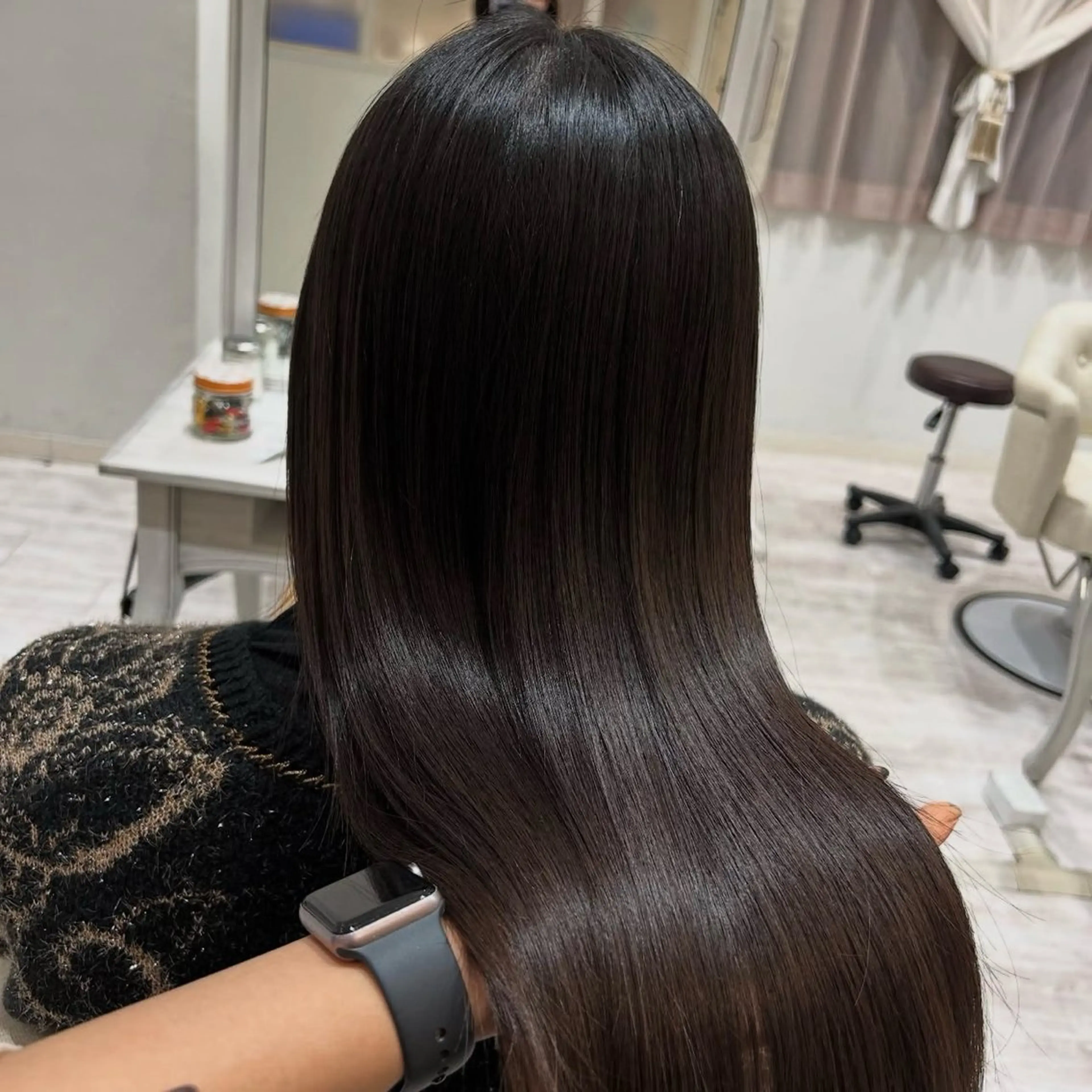 ロング 縮毛矯正 カット 縮毛矯正 トリートメント afrodite HINATAのヘアスタイル