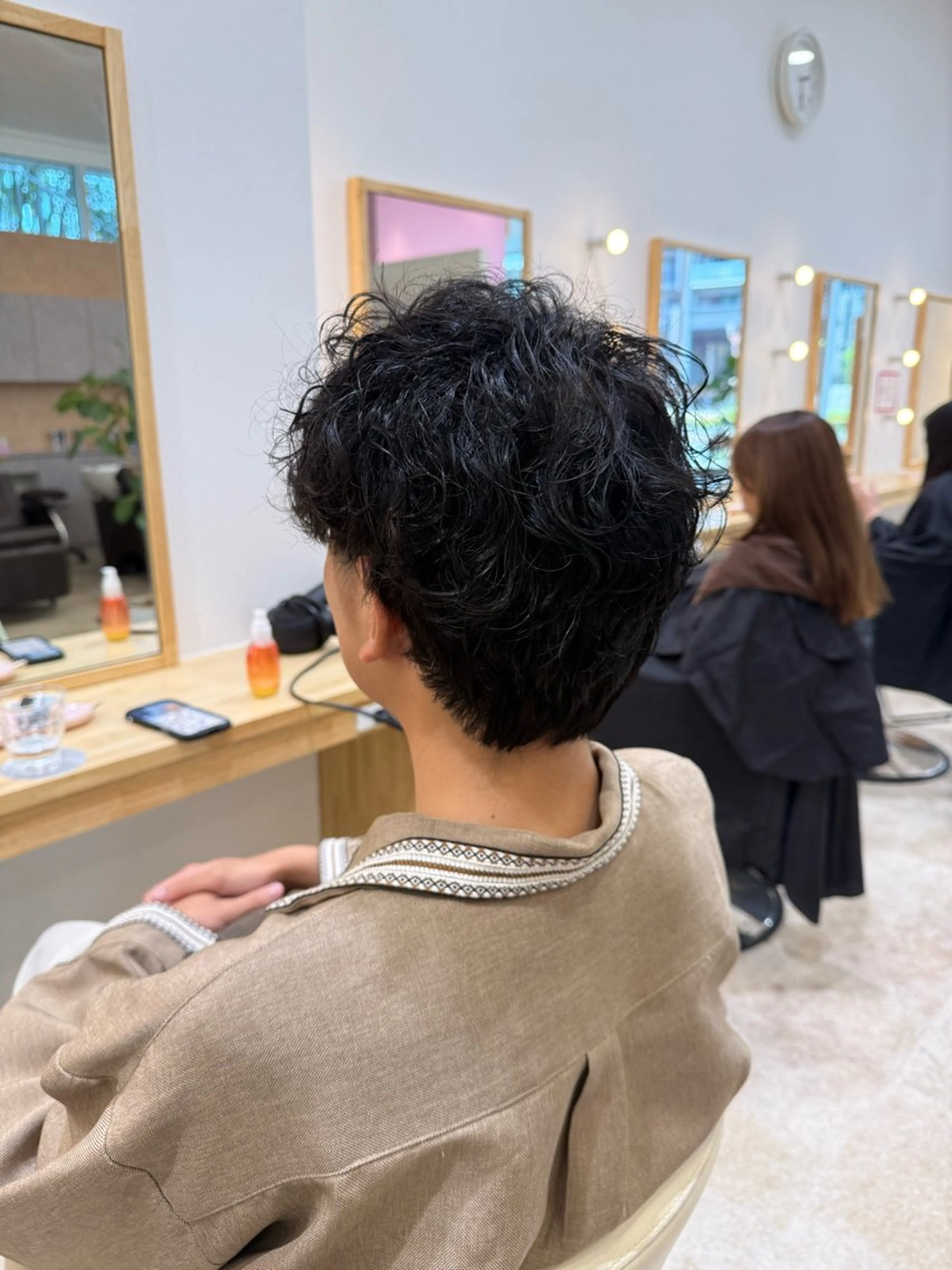 パーマ メンズ カット パーマ ゆんな/清潔感ｶｯﾄ 透明感ｶﾗｰ🥯のヘアスタイル