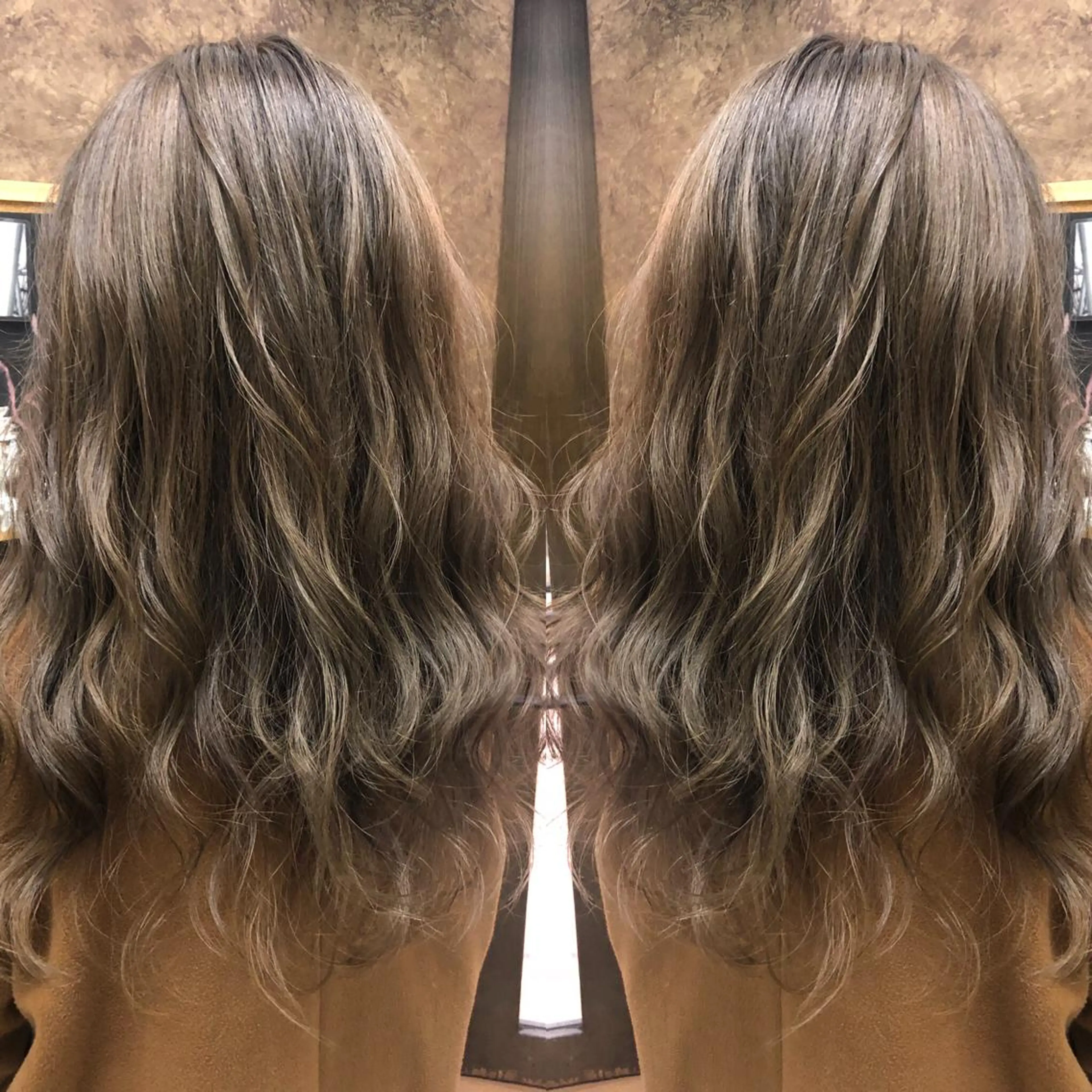 ミディアム カラー カット ヘアカラー トリートメント ♡美髪•艶髪♡砂川 なつきのヘアスタイル