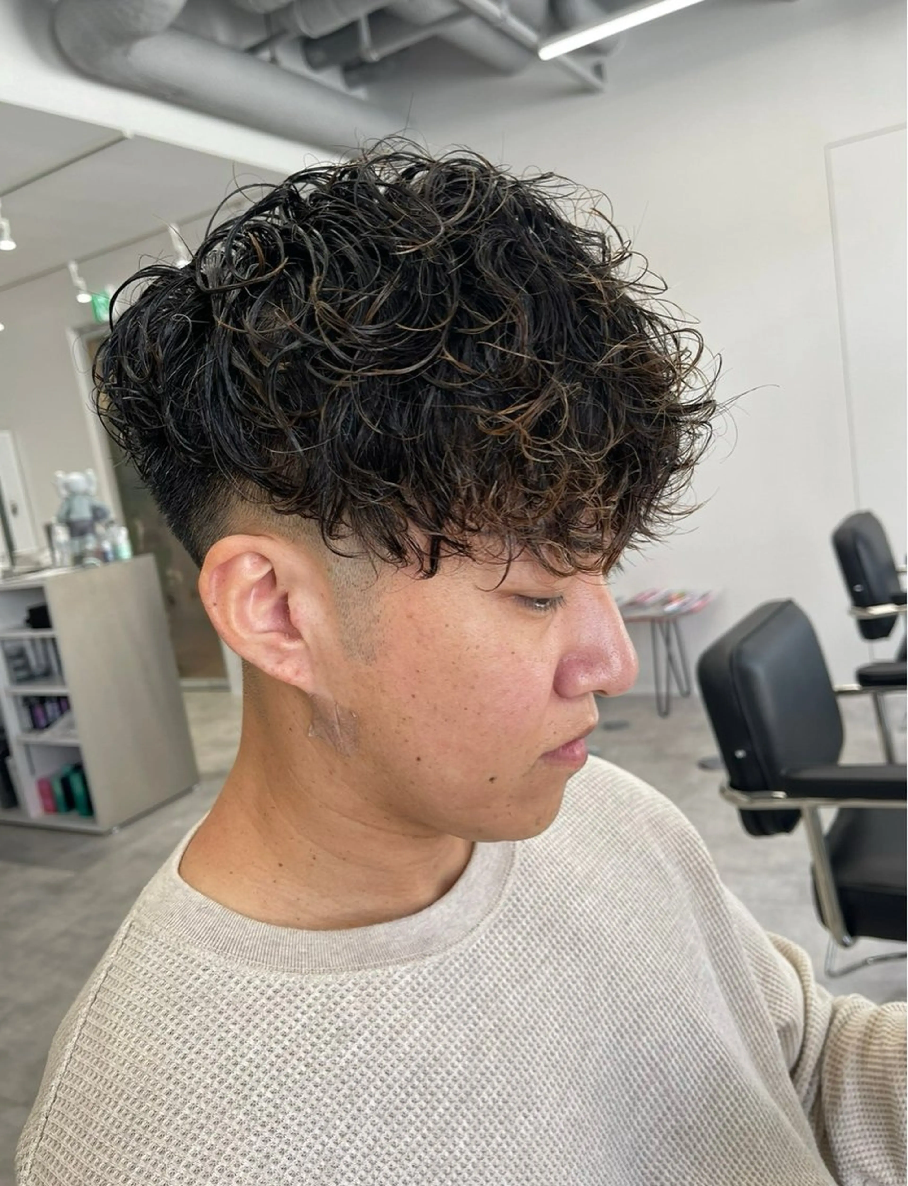 パーマ メンズ メンズパーマ/新潟/ 万代/高橋悠叶のヘアスタイル