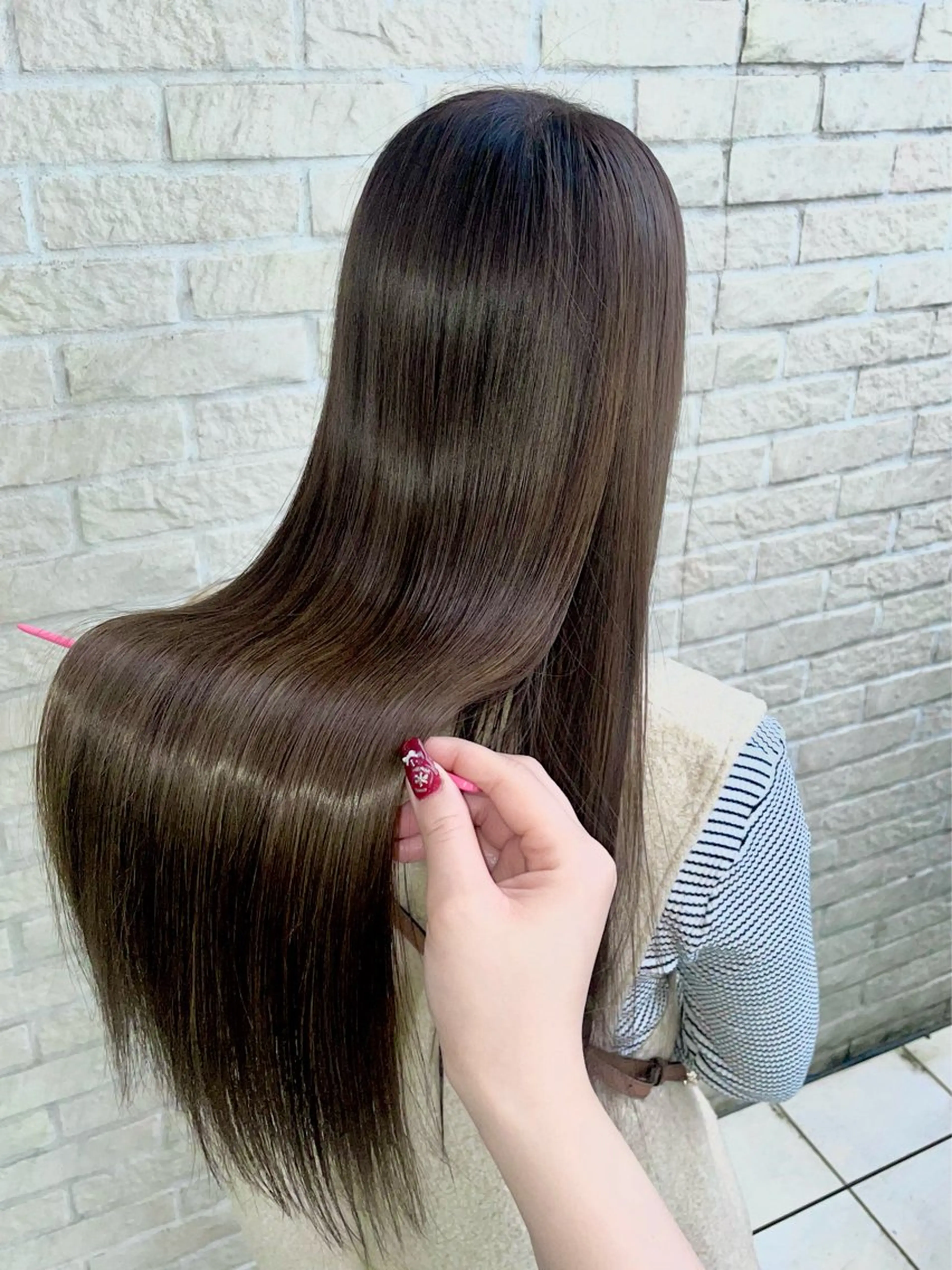 ロング ヘアカラー トリートメント ダブルカラー/艶髪 🪽minoriのヘアスタイル