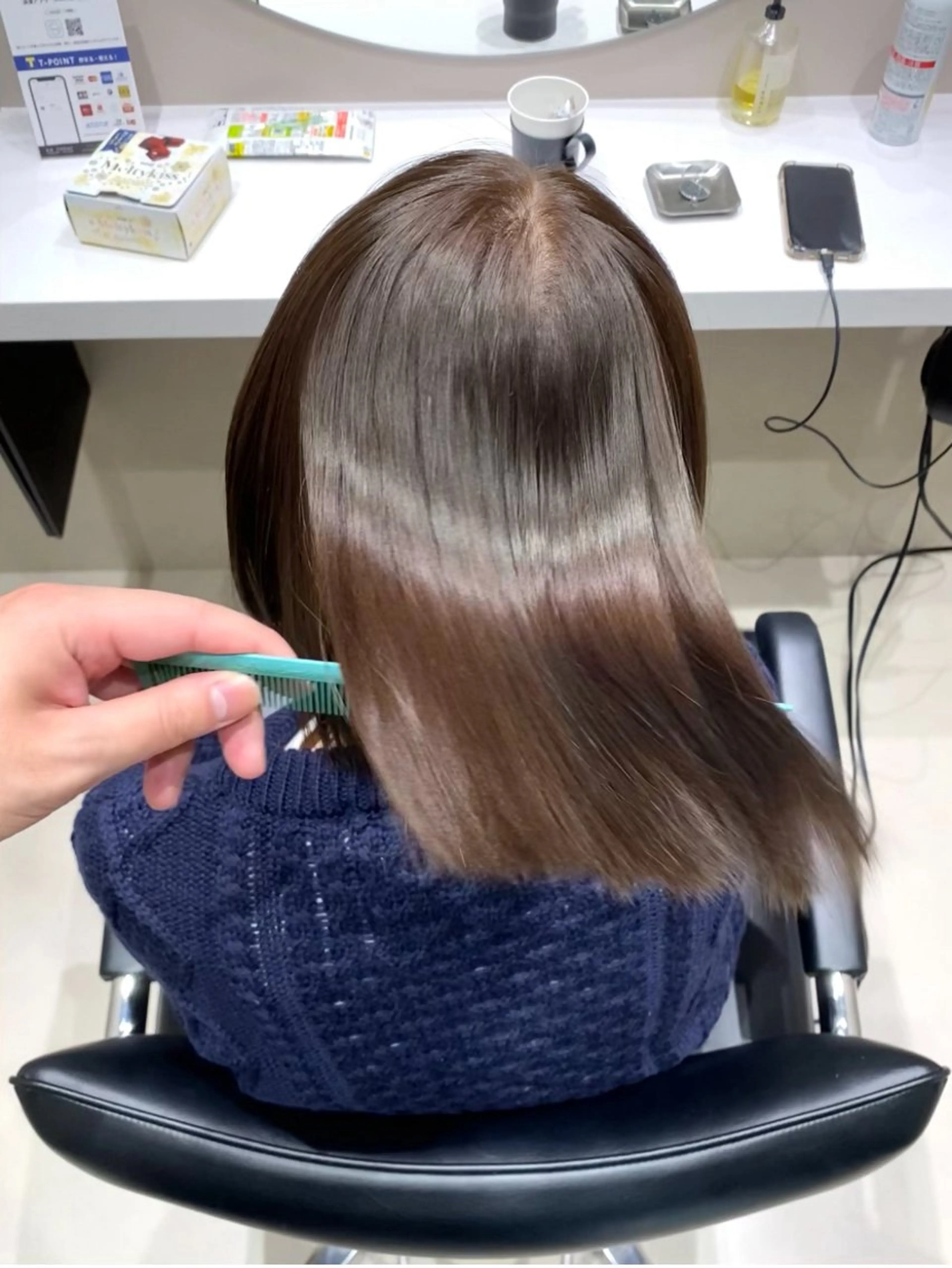 ショート カラー 絹髪質感TR💫 レイヤーカット/熊澤のヘアスタイル