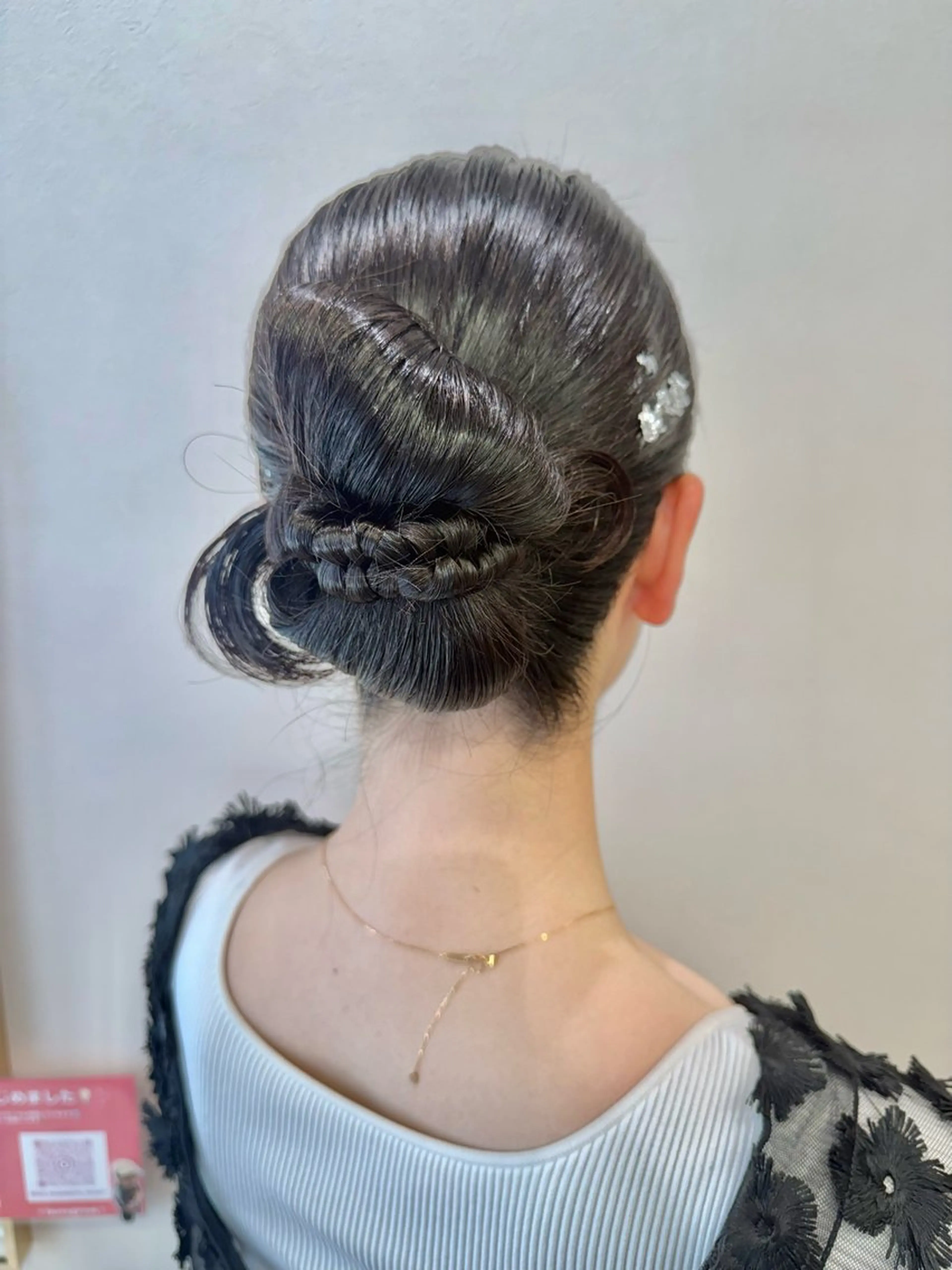 セミロング ヘアアレンジ ヘアセット オタク美容師☃️🩵 ヘアアレンジ/暗髪のヘアスタイル