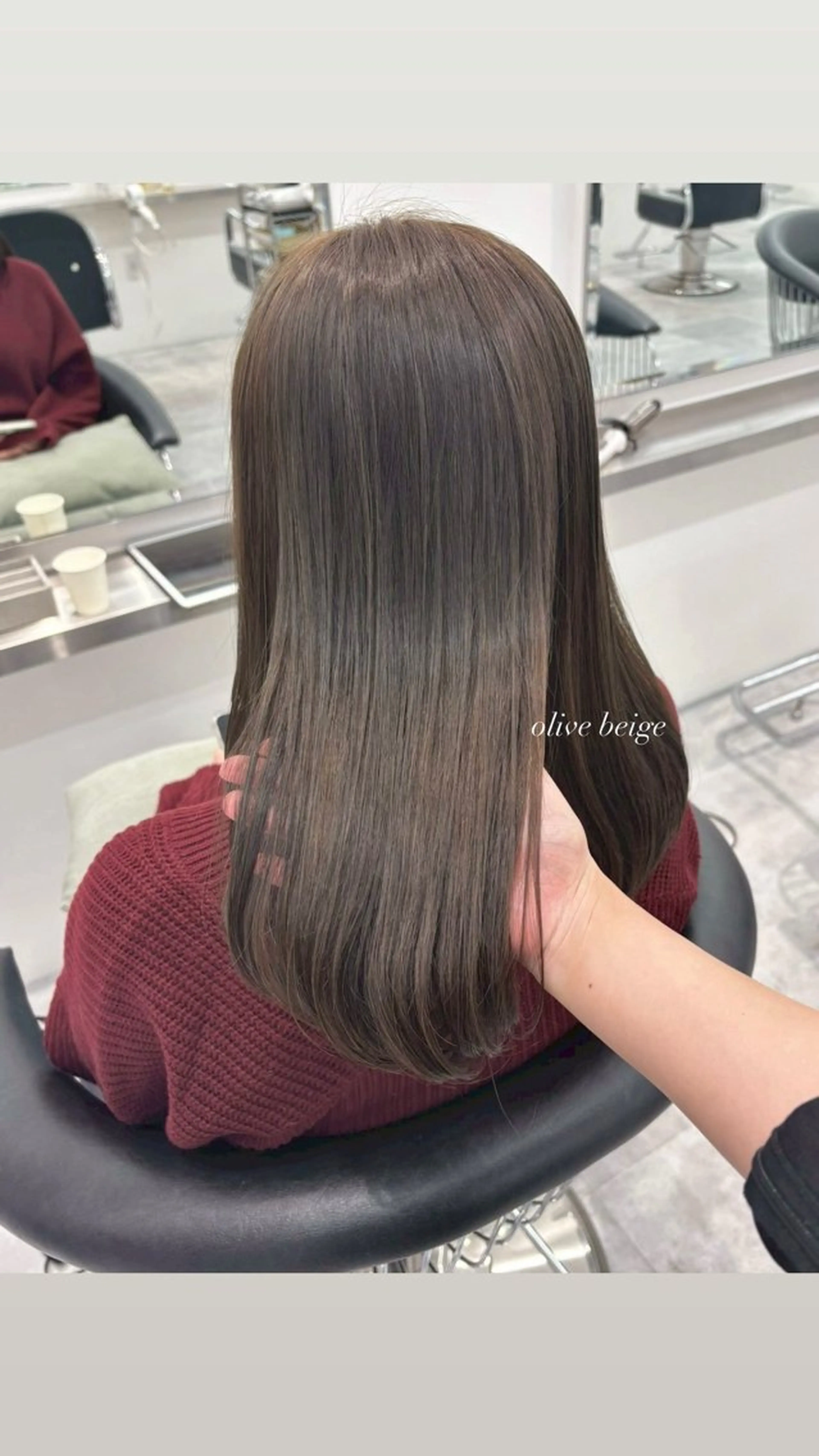 ロング ヘアカラー ParveMix 宮﨑 梨里のヘアスタイル