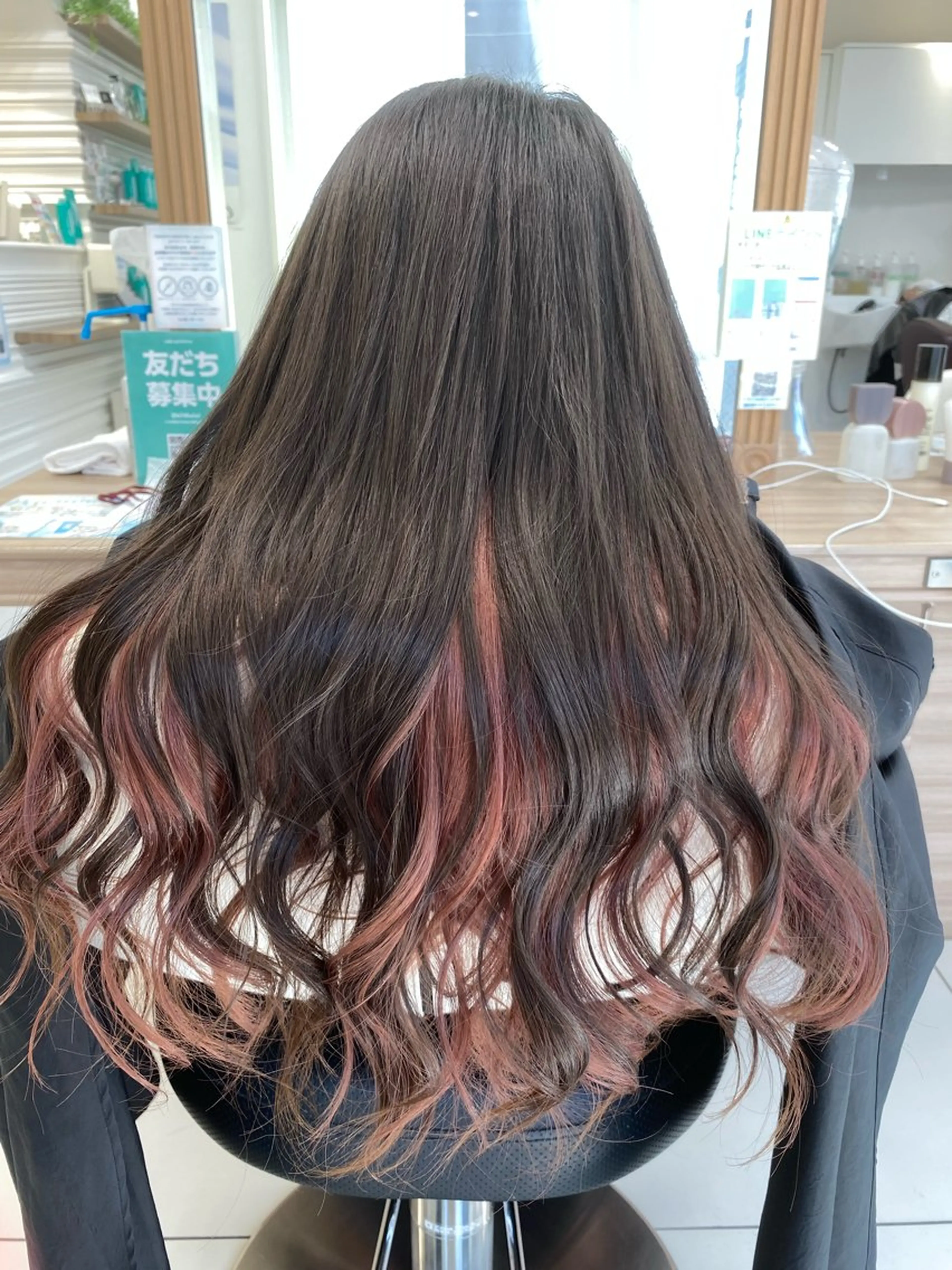 ロング カラー ベージュカラー ピンクカラー ピンクベージュ SONOKA 🦋のヘアスタイル