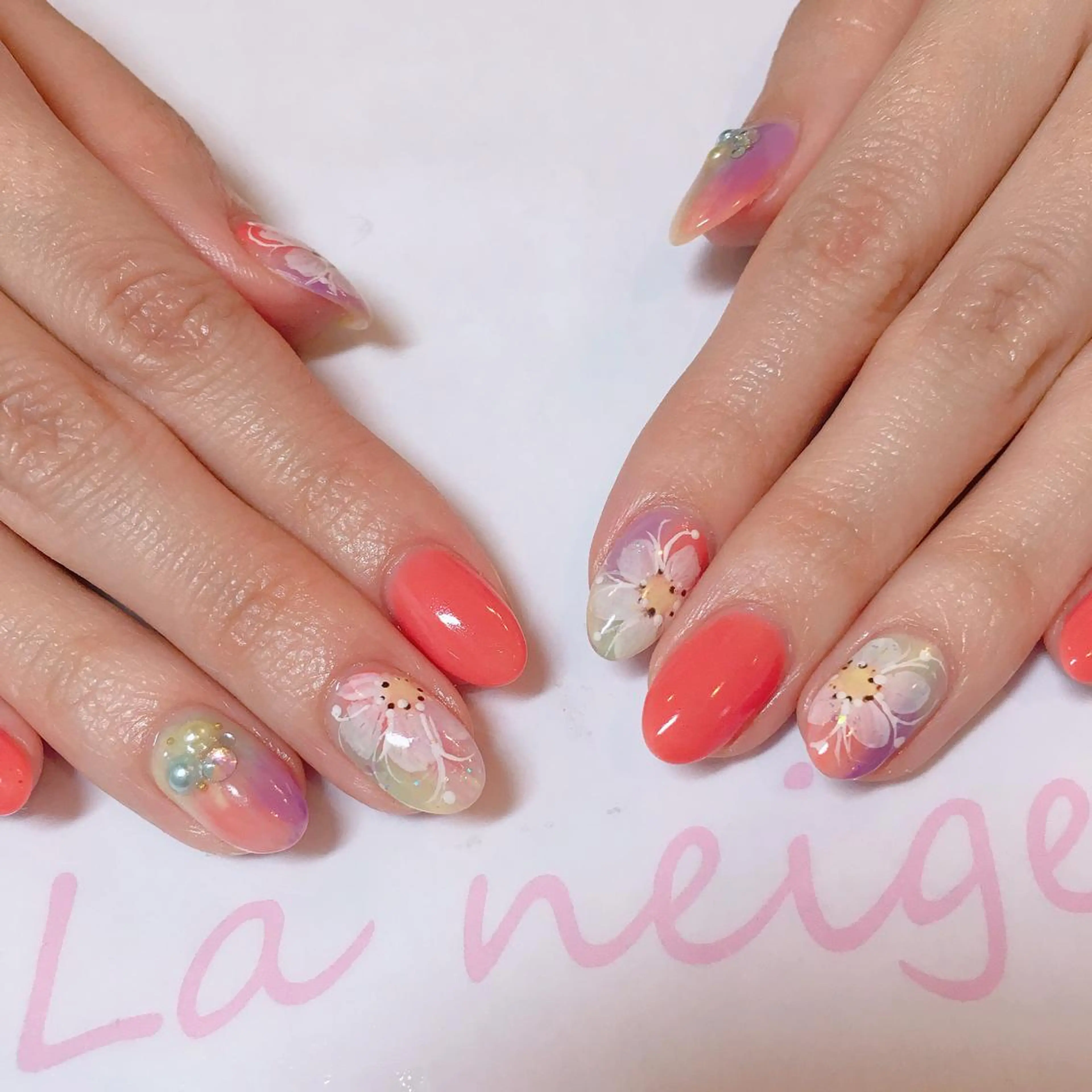 ネイル La neige* yuki 🐩🌙のネイルデザイン