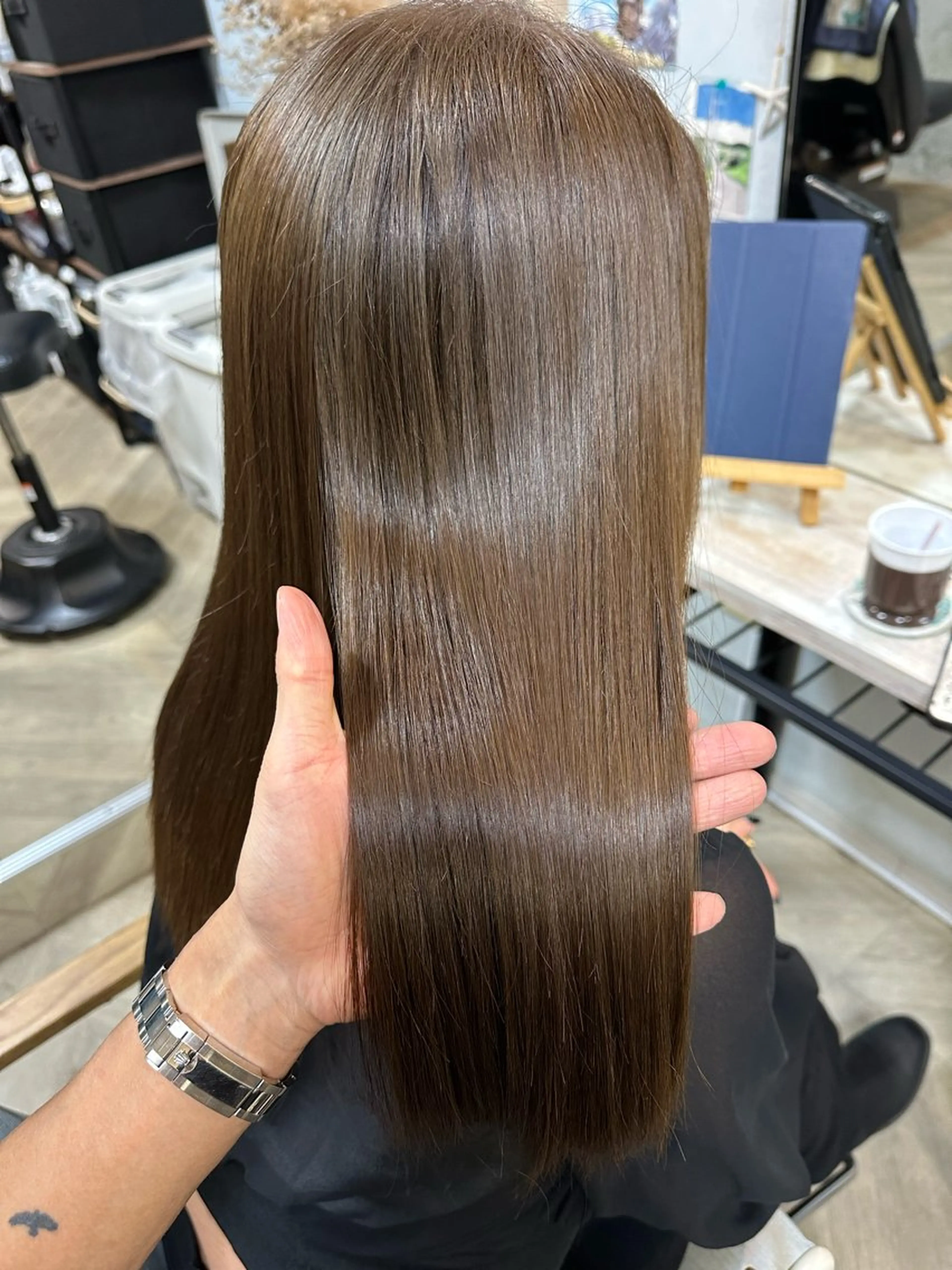 セミロング カラー 髪質改善 トリートメント カット ヘアカラー トリートメント Beach 代表 KENTAのヘアスタイル