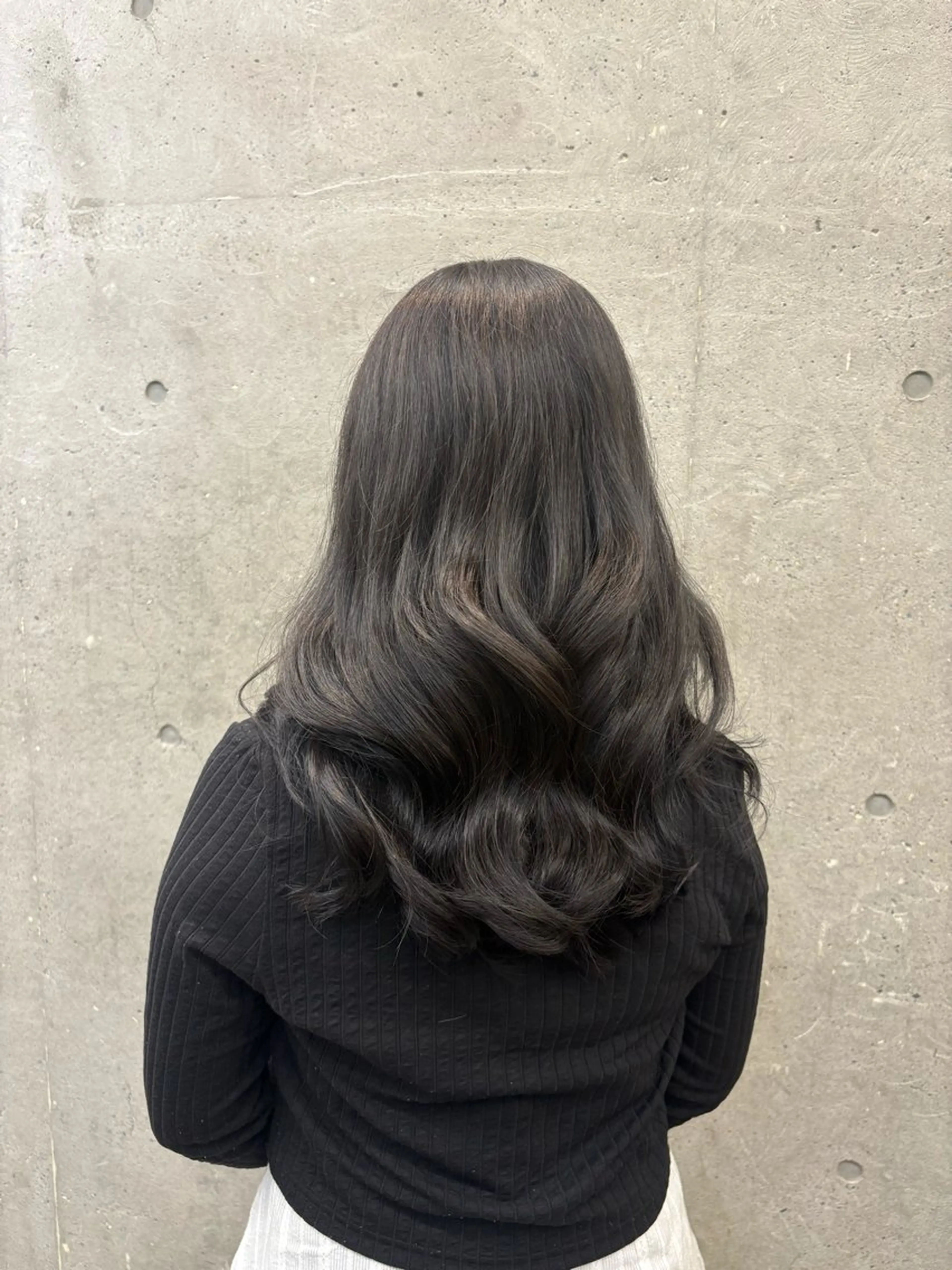 セミロング ヘアカラー うる艶/透明感カラー 🐇🤍もものヘアスタイル