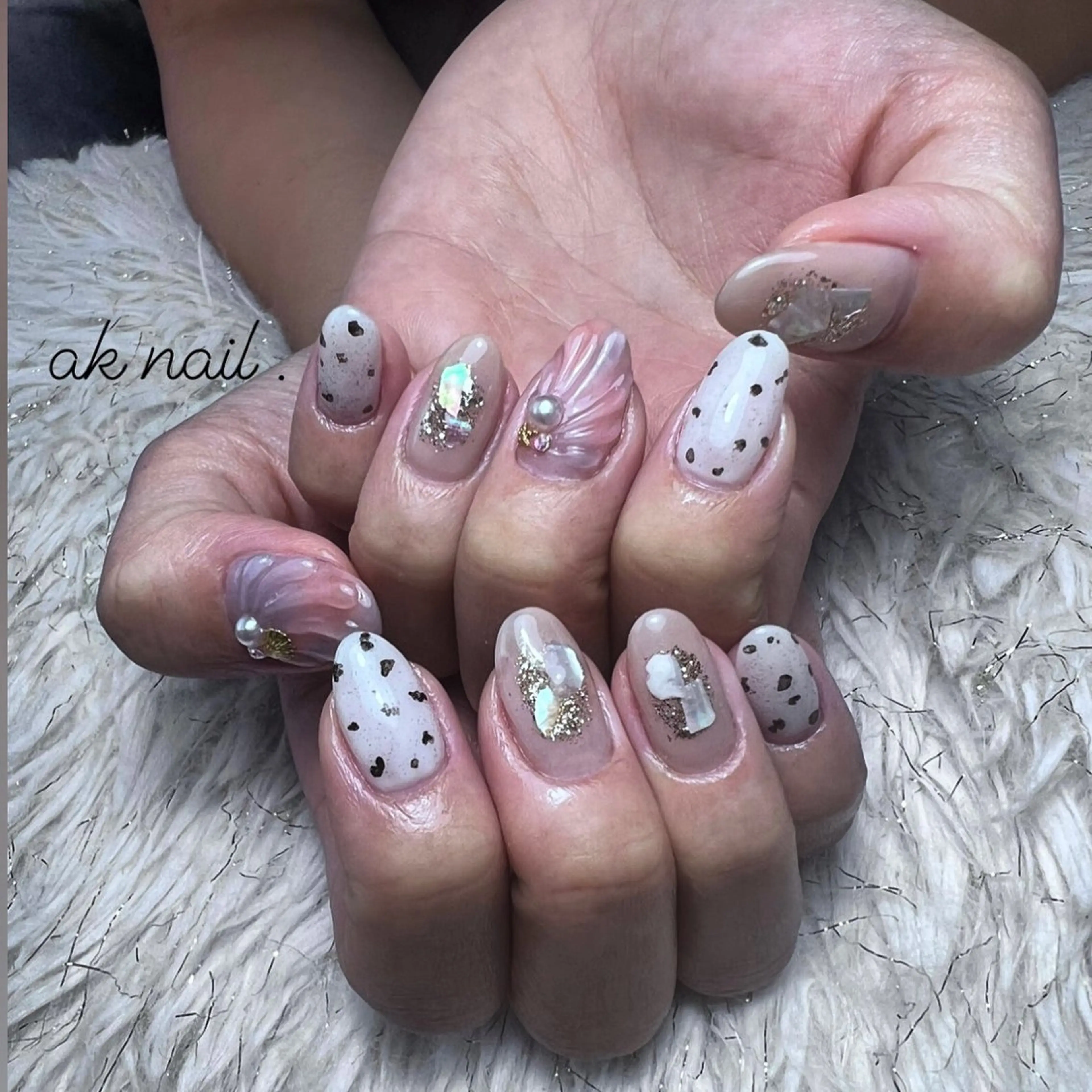 ネイル ハンドネイル ak nail .のネイルデザイン