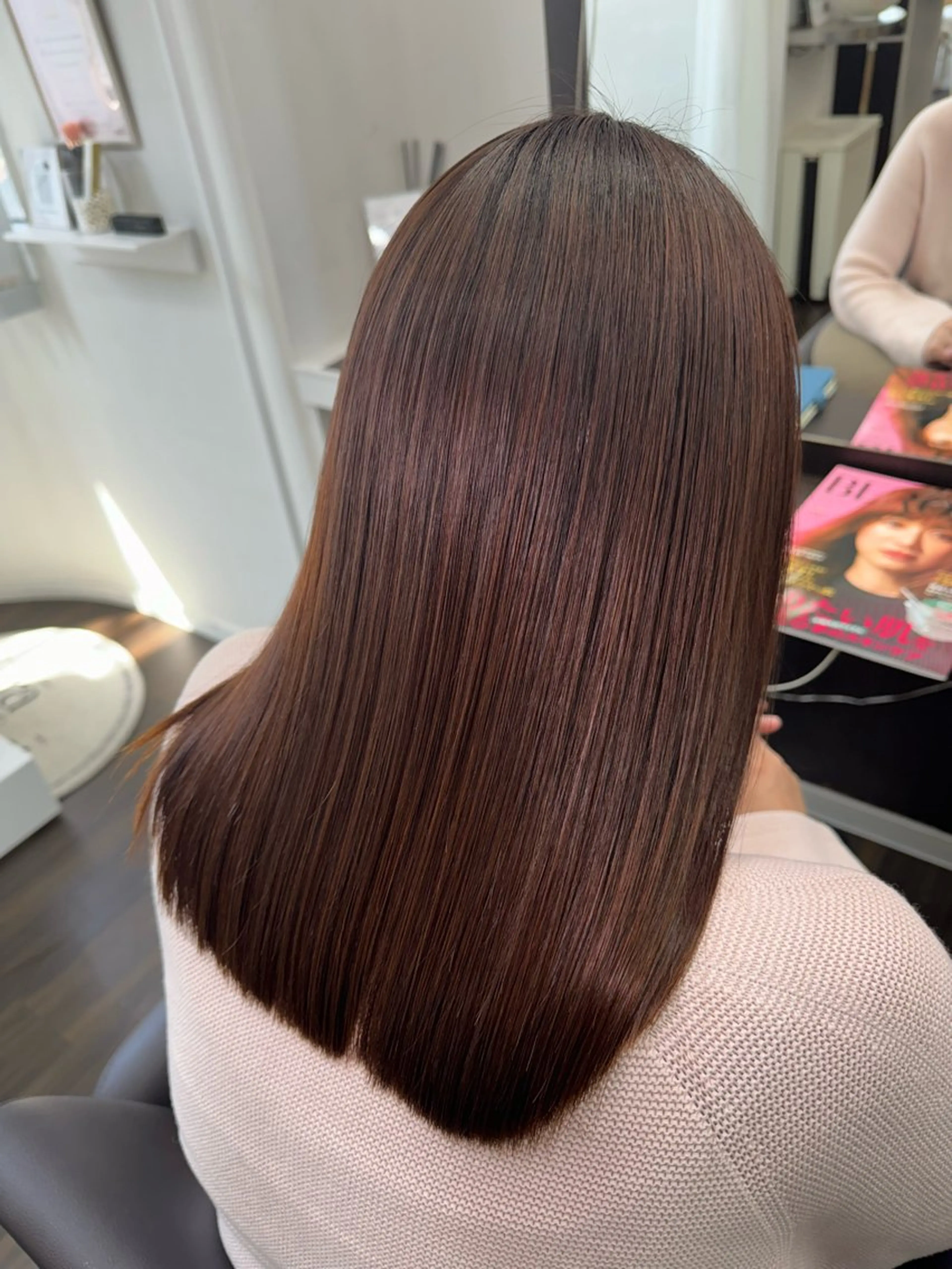 セミロング 美髪髪質改善✨ 店長 天城由香のヘアスタイル