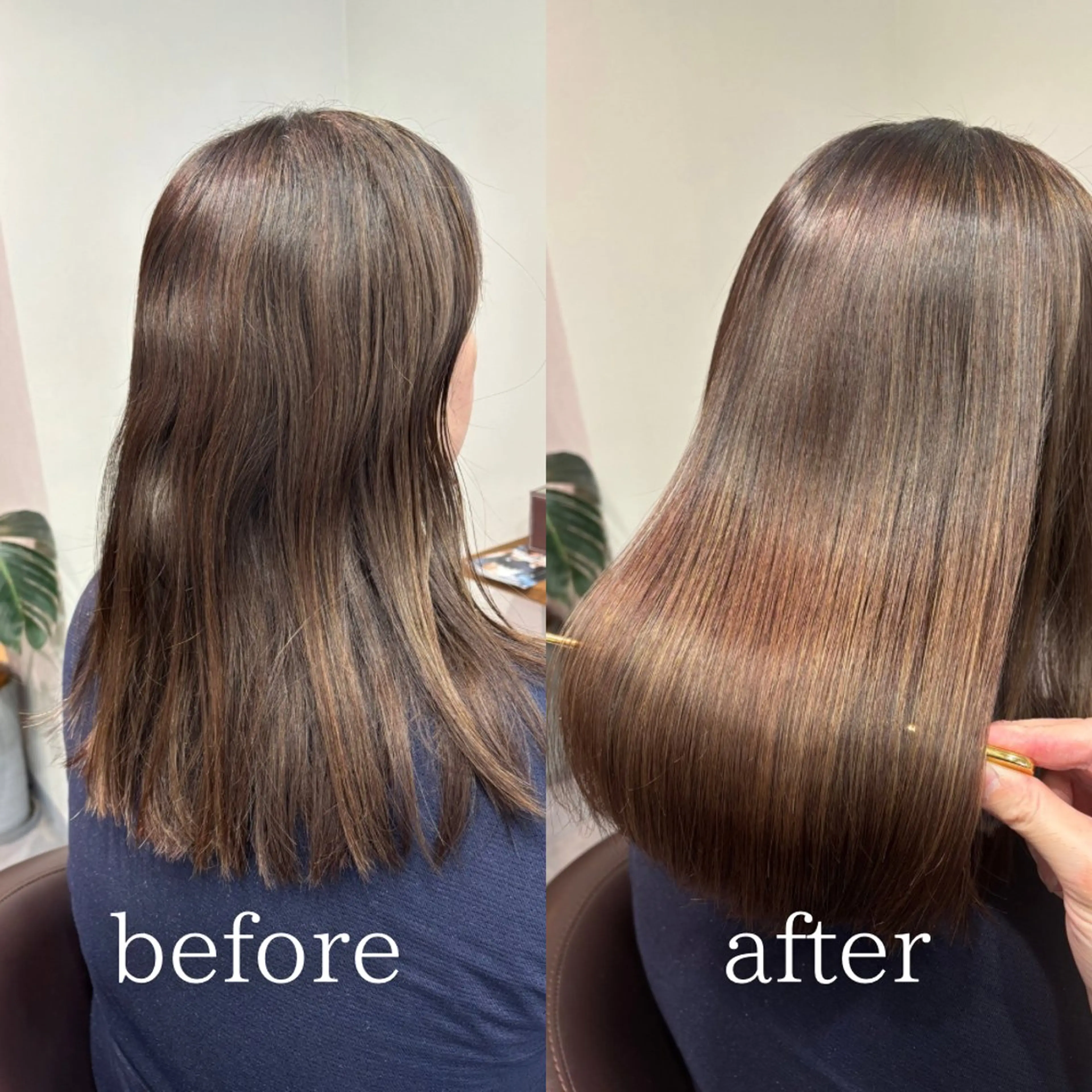 ミディアム 縮毛矯正 トリートメント ROOM所属・髪質改善・縮毛矯正/ 下村陽平のヘアスタイル