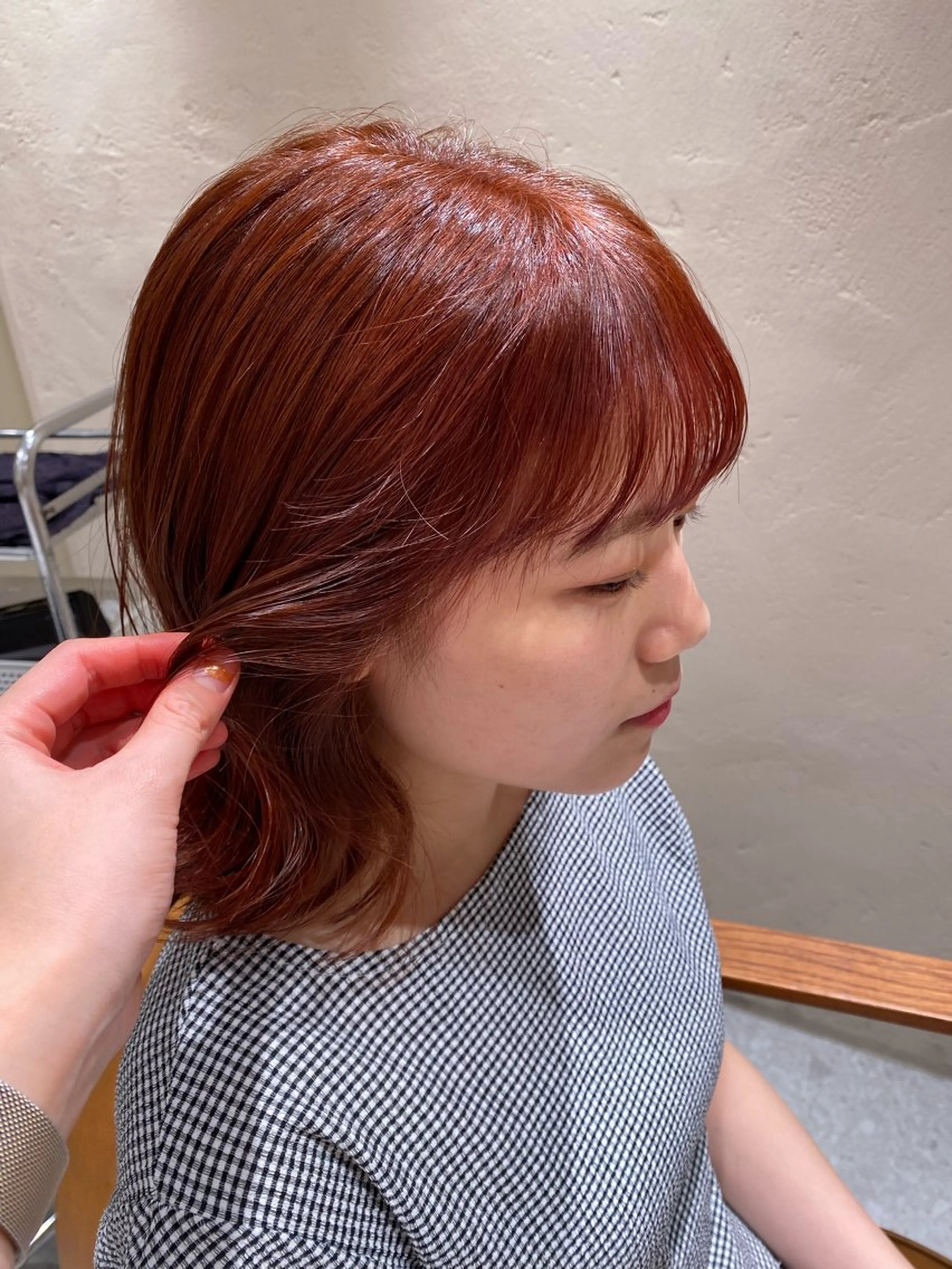 ミディアム ヘアカラー Marina/表参道 /ヘアセット/暖色のヘアスタイル