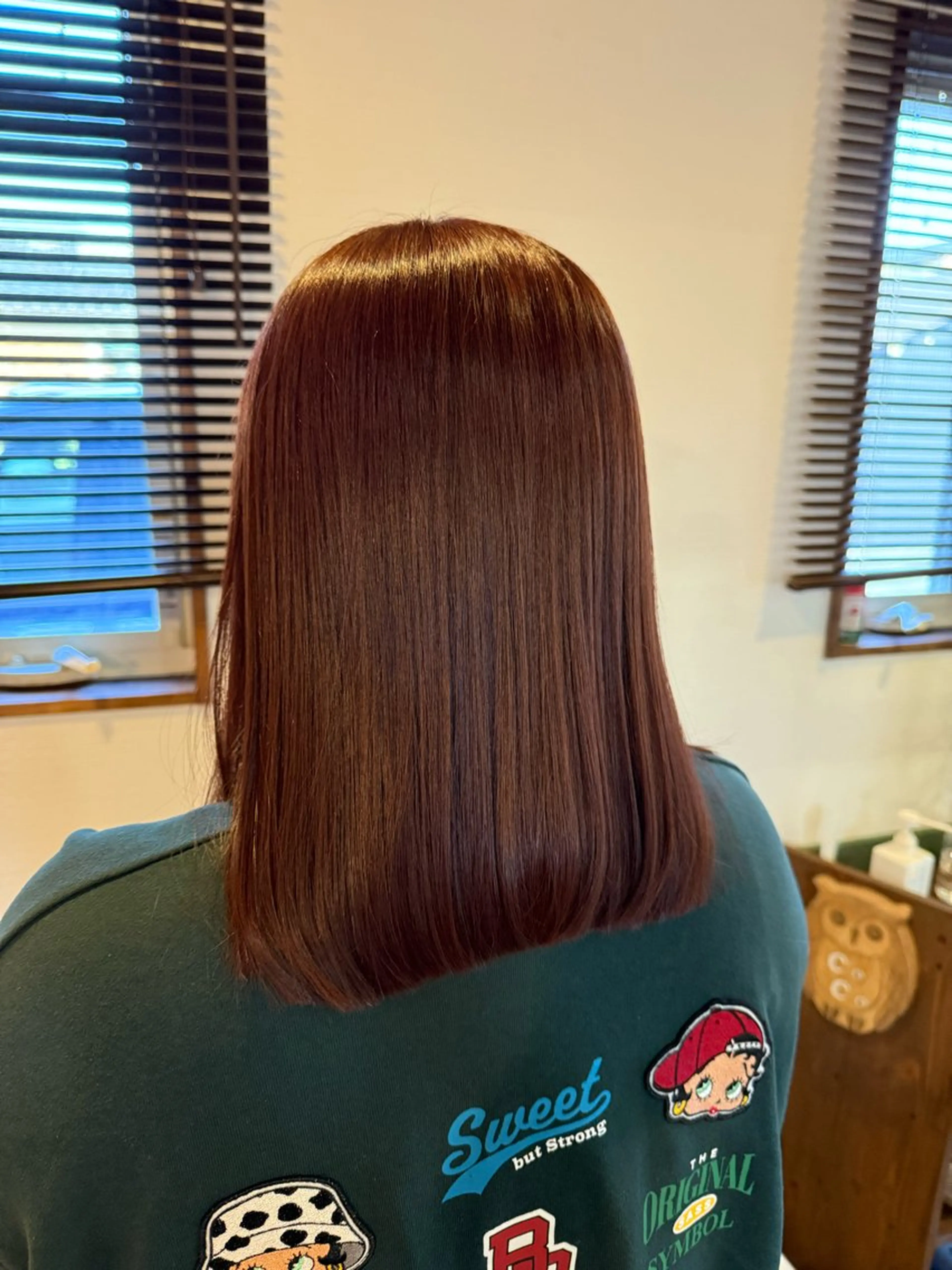 セミロング カラー ブリーチ ブリーチなしカラー ヘアカラー 𝖱𝖾𝗇 ୨୧ 𝖫𝗎𝖺𝗇𝖺のヘアスタイル