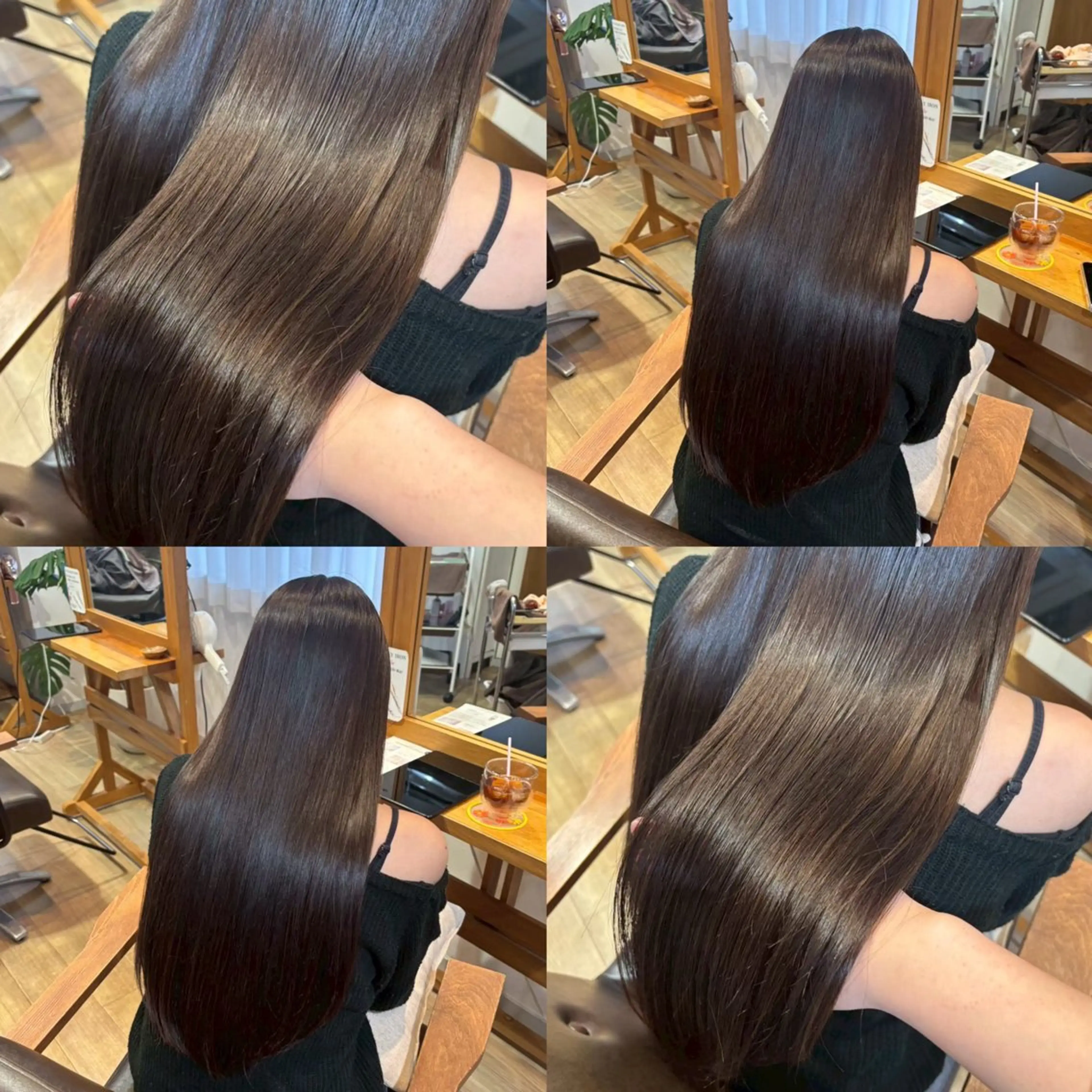 ロング カラー 透明感カラー RINNO🌷艶髪/ 艶カラー/縮毛矯正のヘアスタイル