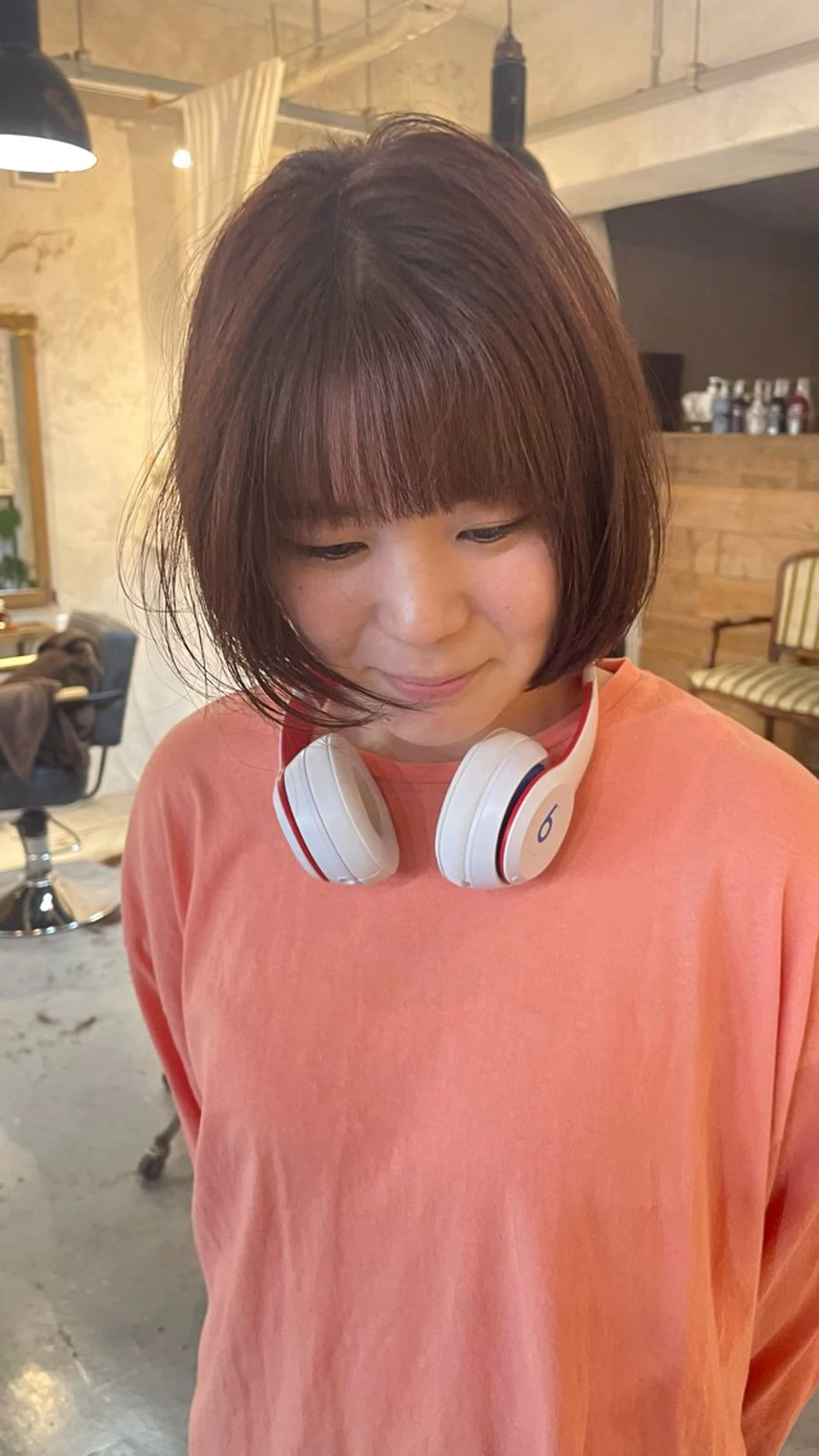 ミディアム 橋本 実奈美のヘアスタイル