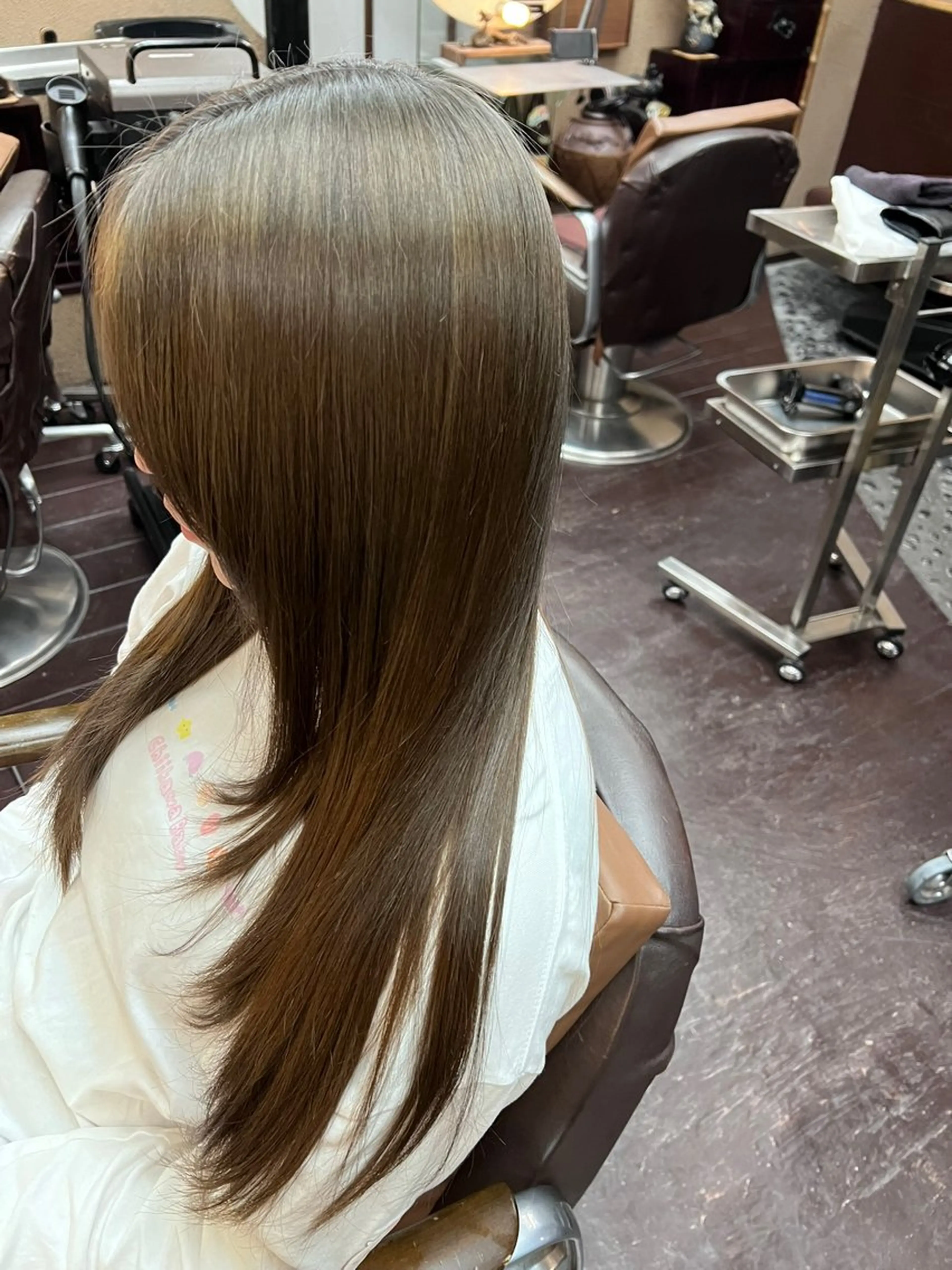 ロング ヘアカラー トリートメント モデル募集💚 Miyabi💚のヘアスタイル