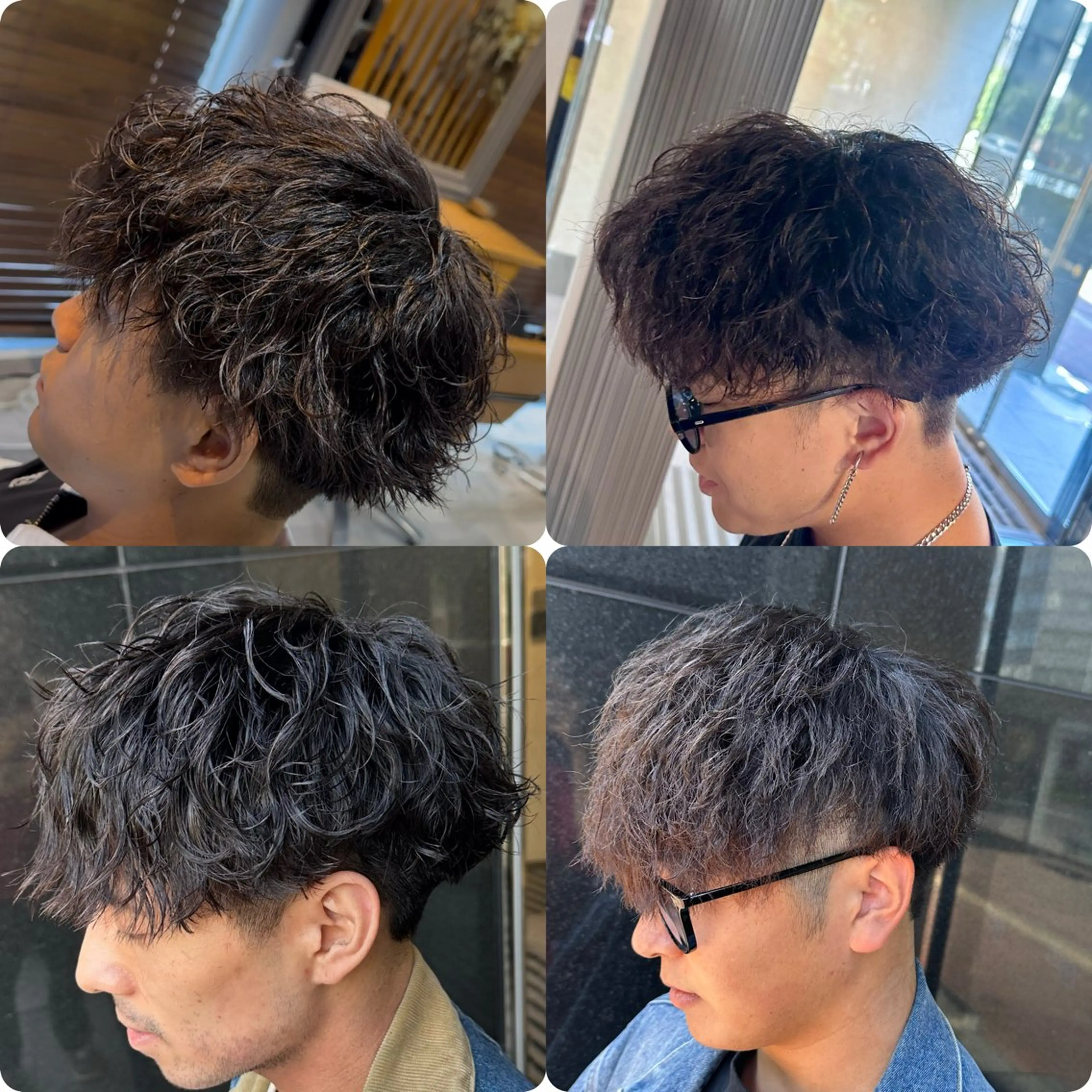 パーマ メンズ カット パーマ 和田 直也のヘアスタイル