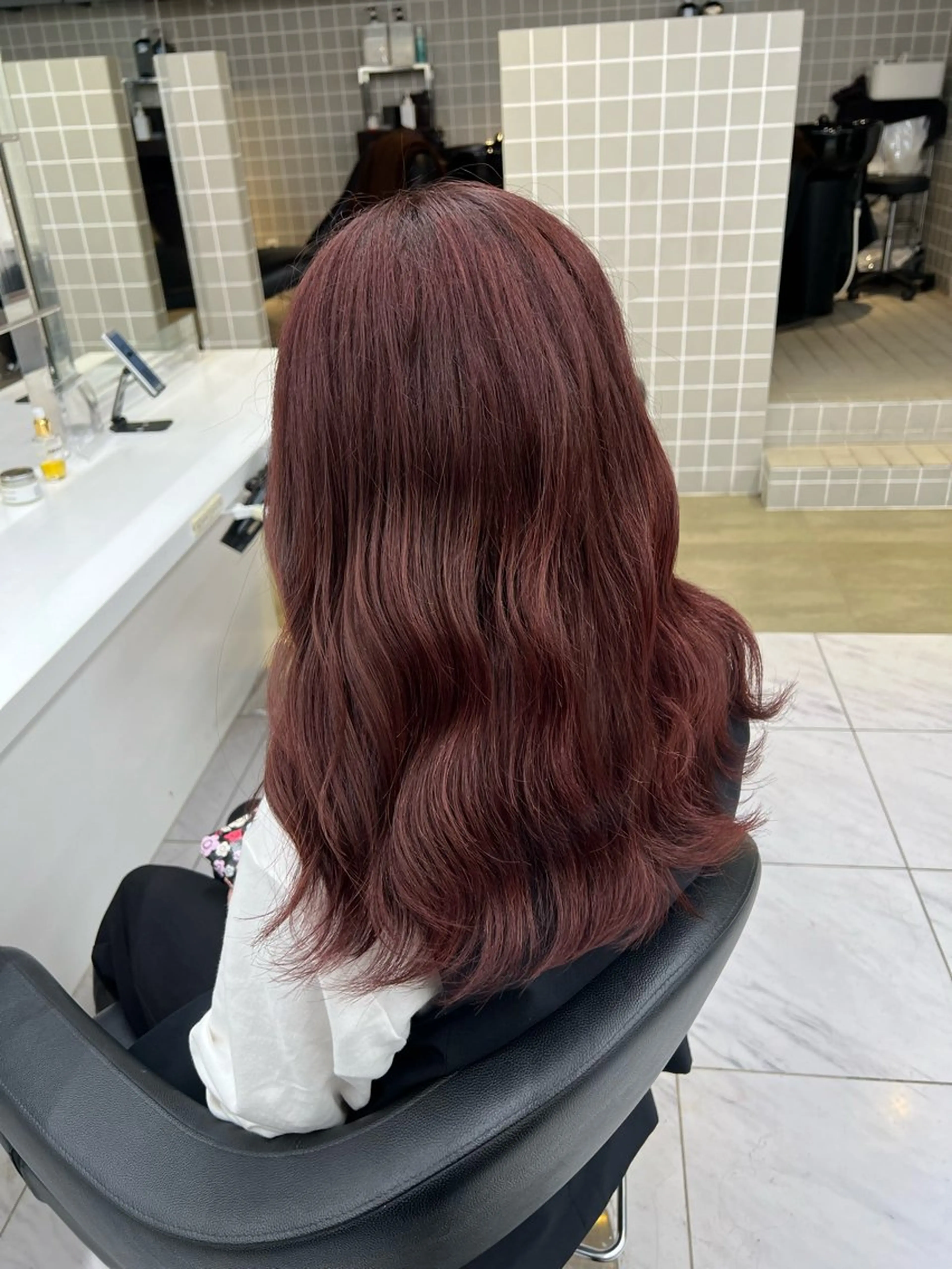 ロング カラー ヘアアレンジ 巻きラク♡レイヤー 🦢こころのヘアスタイル