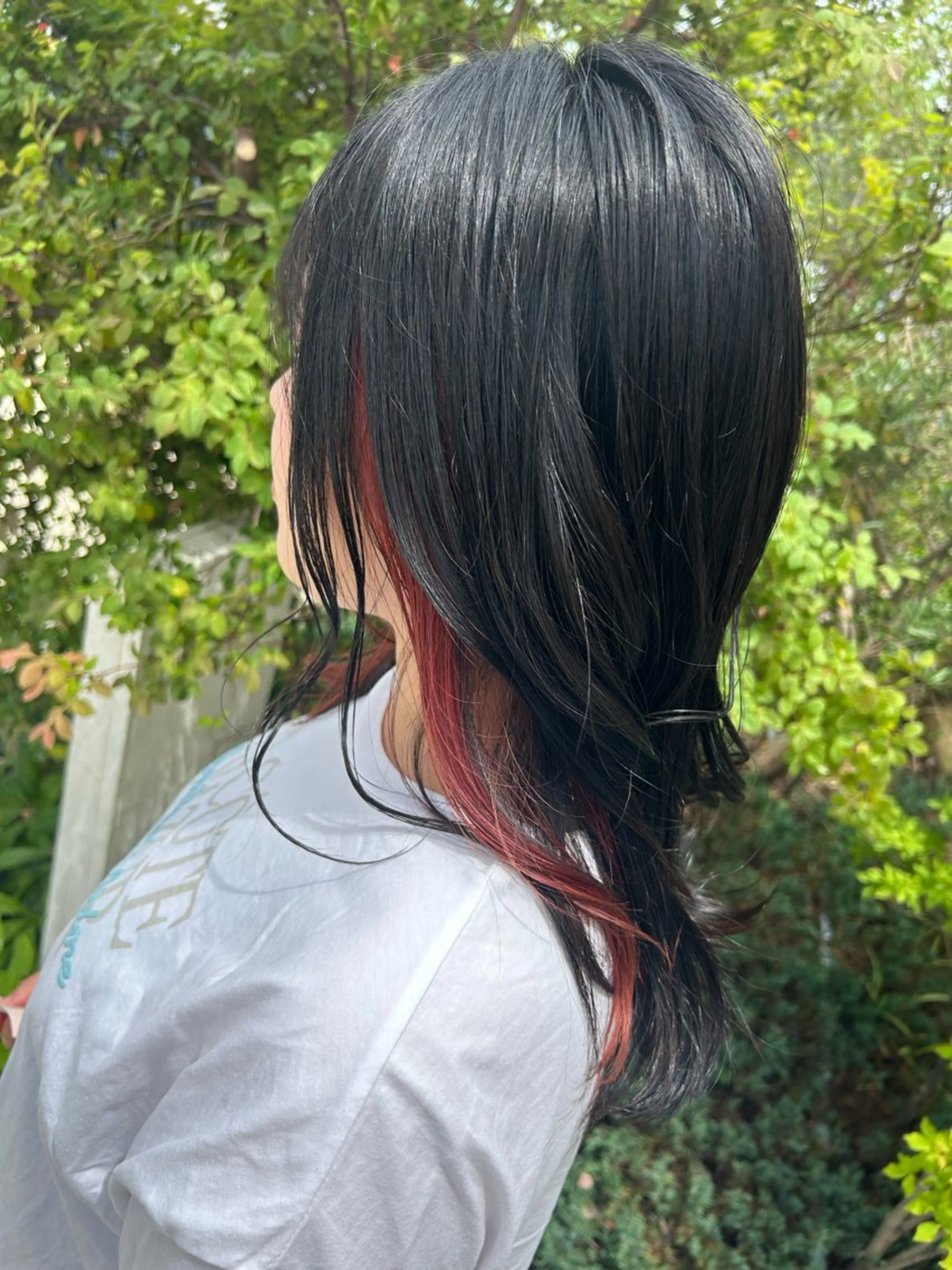 セミロング ヘアカラー 清原 里菜のヘアスタイル