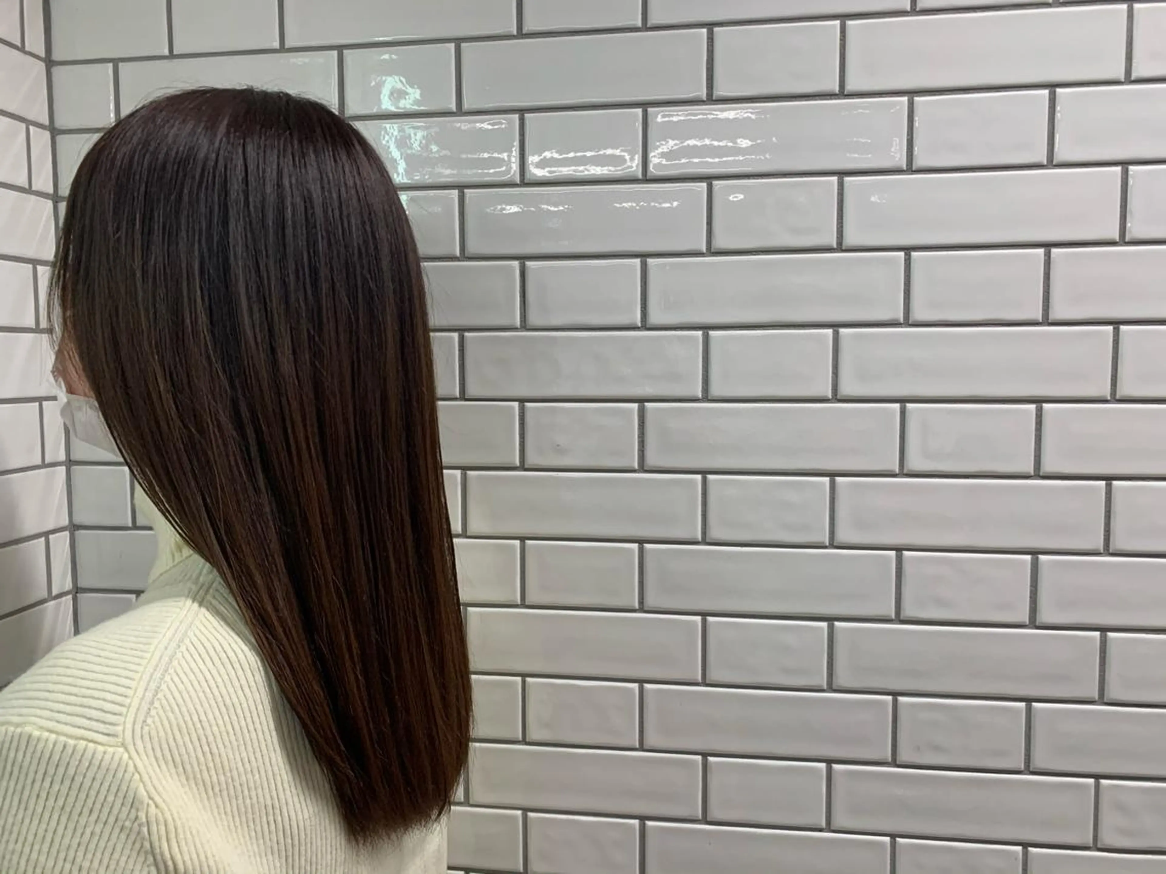 セミロング カラー 💎艶髪💎縮毛矯正 /髪質改善/ひかるのヘアスタイル