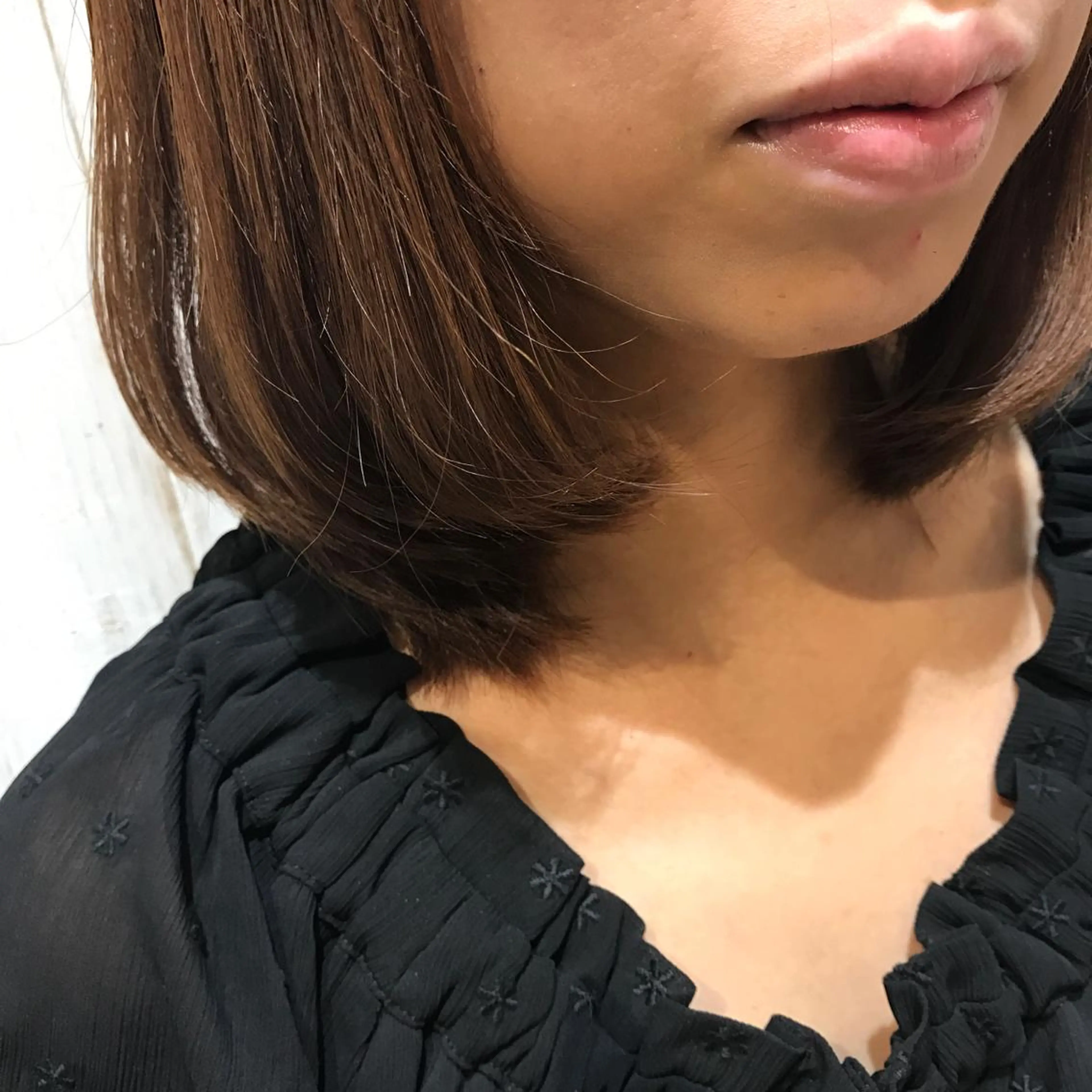 ミディアム ボブ 庄司 美佑樹のヘアスタイル
