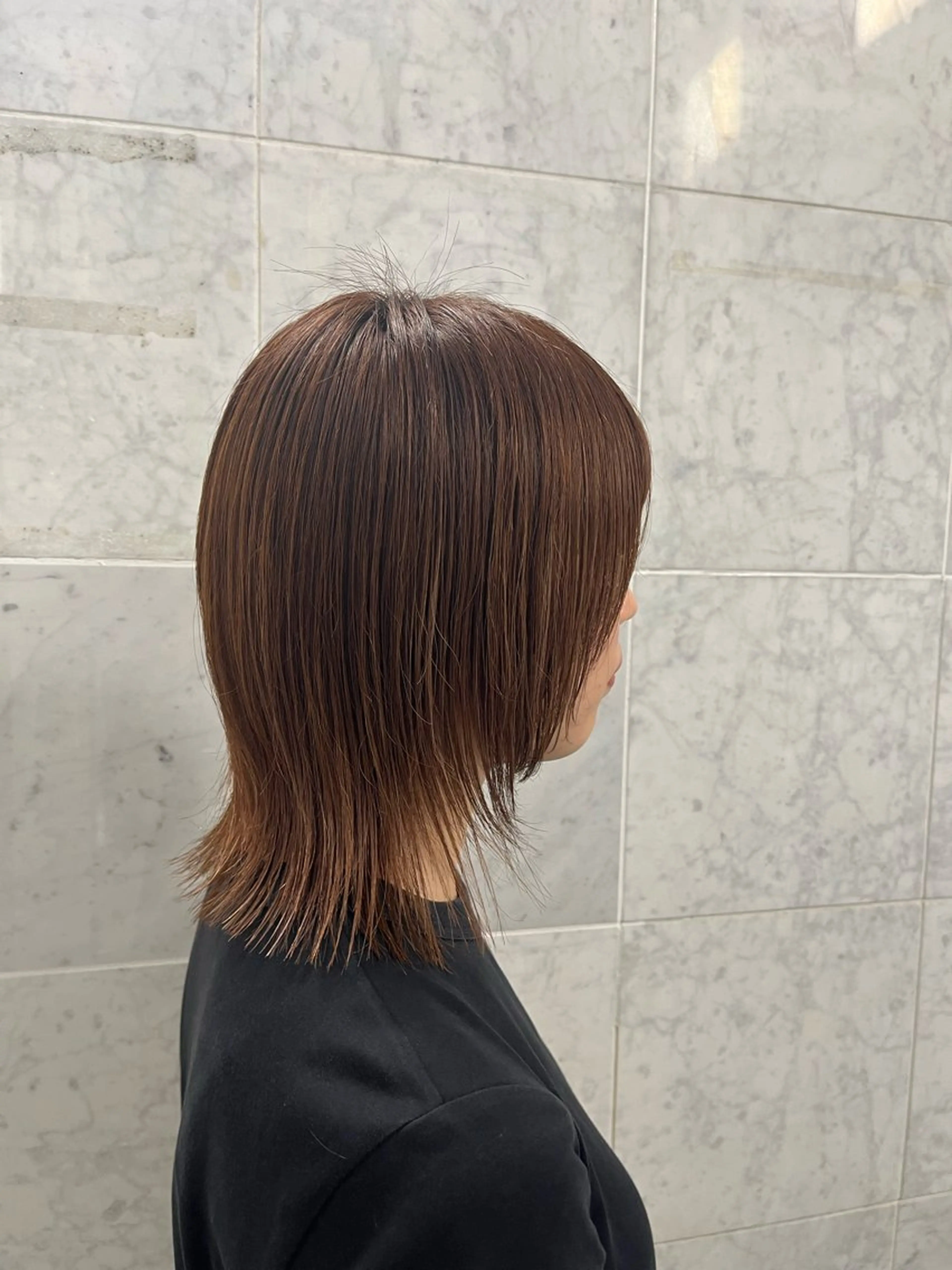 ミディアム 髙橋 和博/縮毛矯正のヘアスタイル