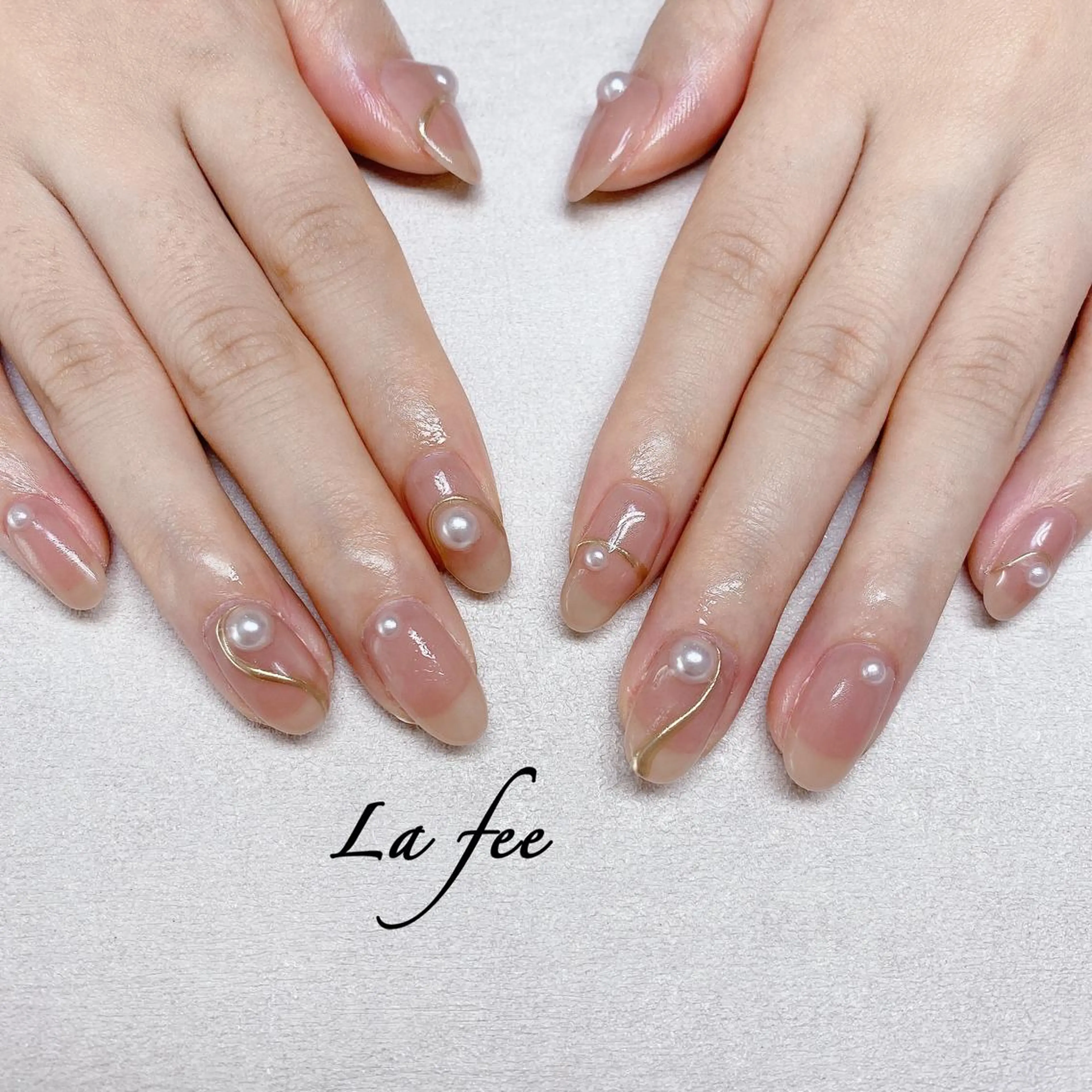 カラー ネイル ハンドネイル ハンドケア La feeのネイルデザイン