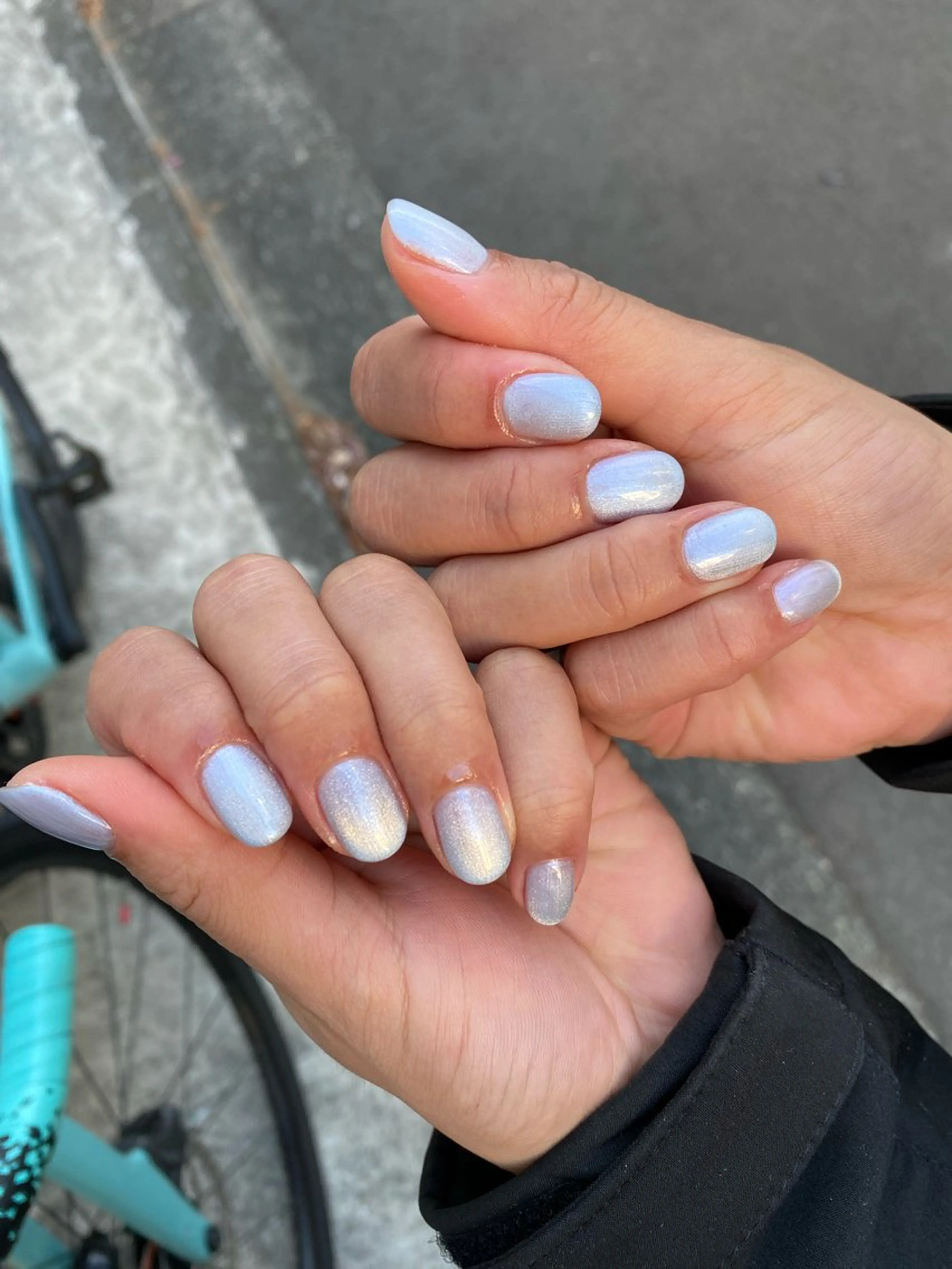 ネイル マグネットネイル ワンカラーネイル Yumi シンプルネイルのネイルデザイン