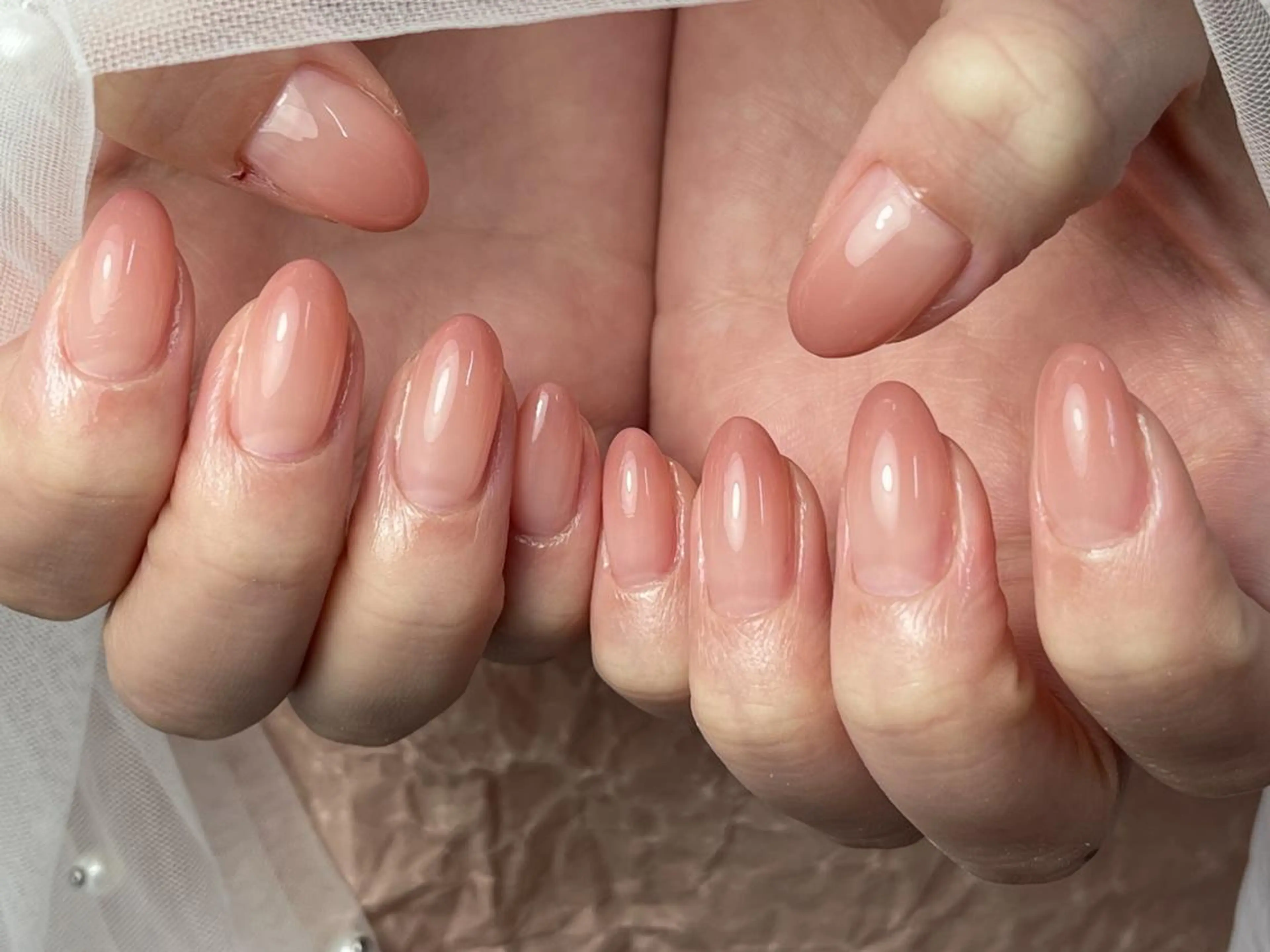 ネイル カジュアル オフィスネイル シンプルネイル ハンドネイル ToliyDeliy Nail Salonのネイルデザイン