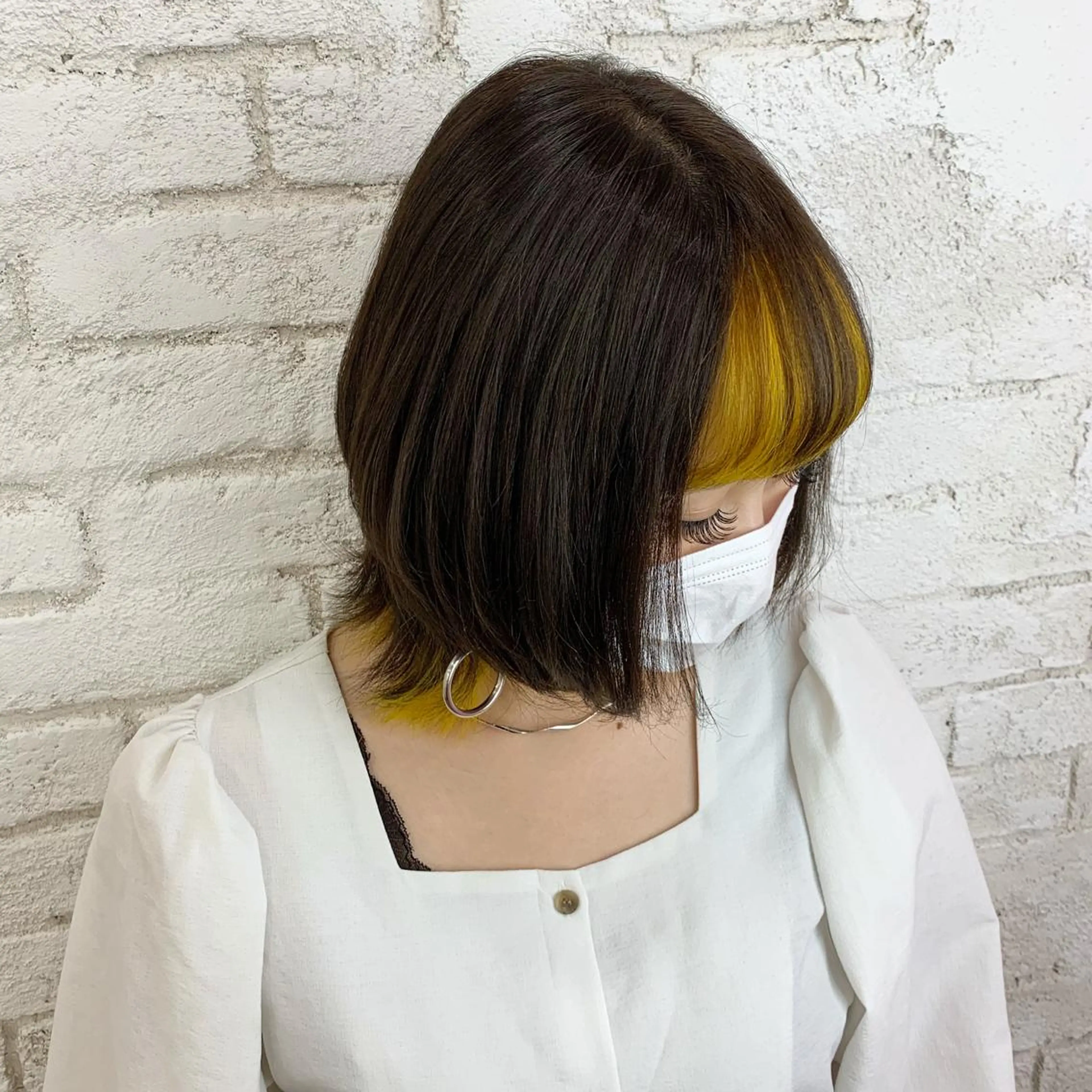 ミディアム カラー 🎀モテ髪ﾐﾙｸﾃｨ ｰ🎀yasunaのヘアスタイル