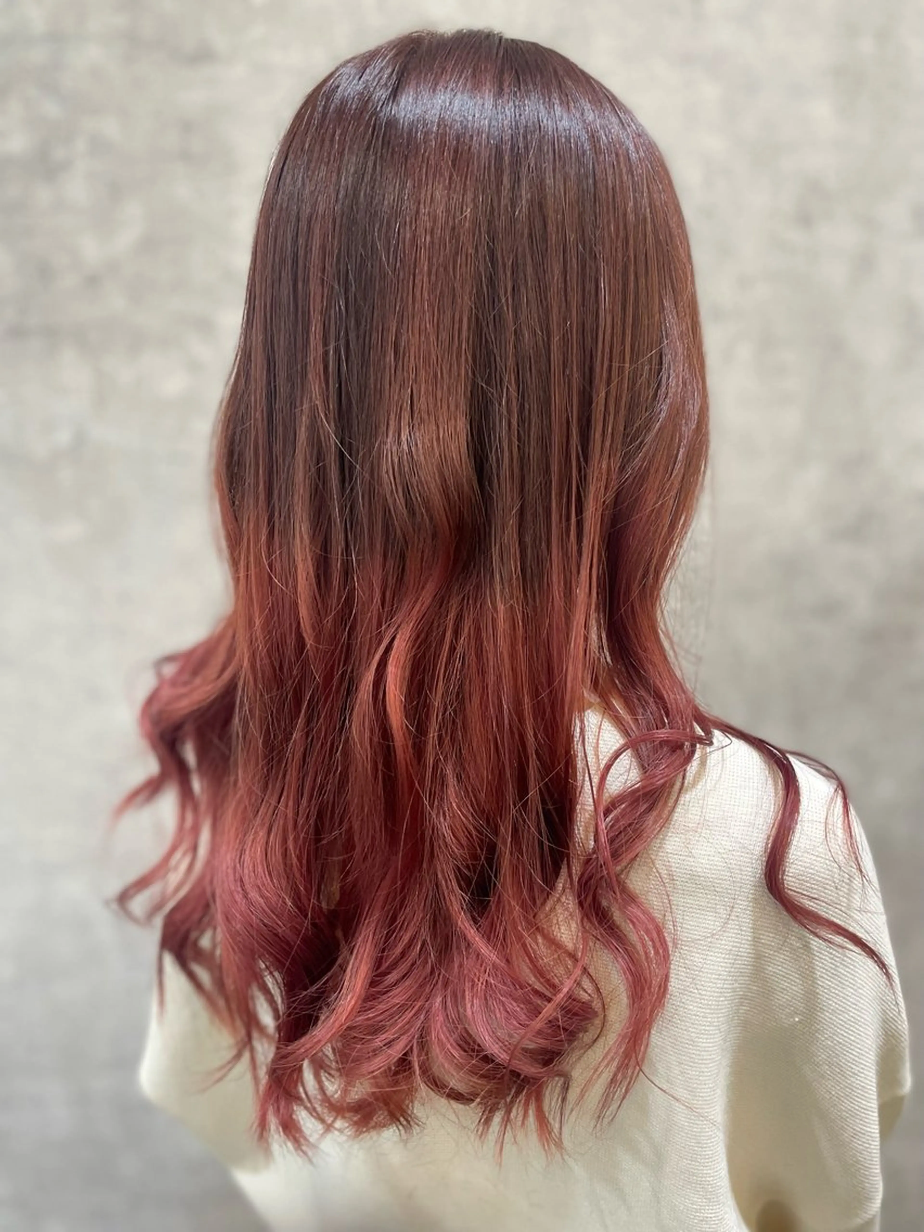 ロング カラー 髪質改善/暖色カラー 海野黎茉のヘアスタイル