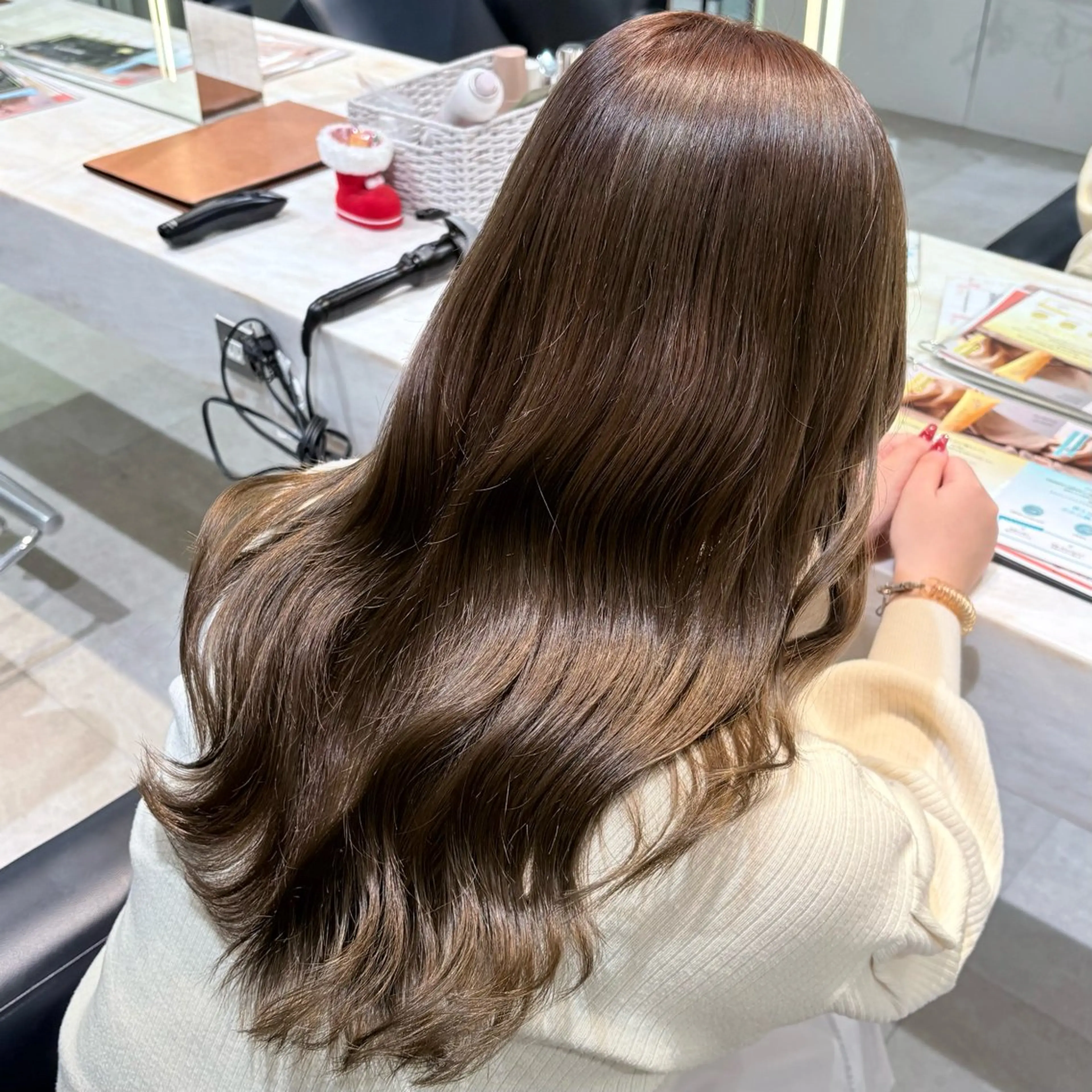 ロング カラー カット ヘアカラー 縮毛矯正/Wカラー /アレンジ🌙あまにのヘアスタイル