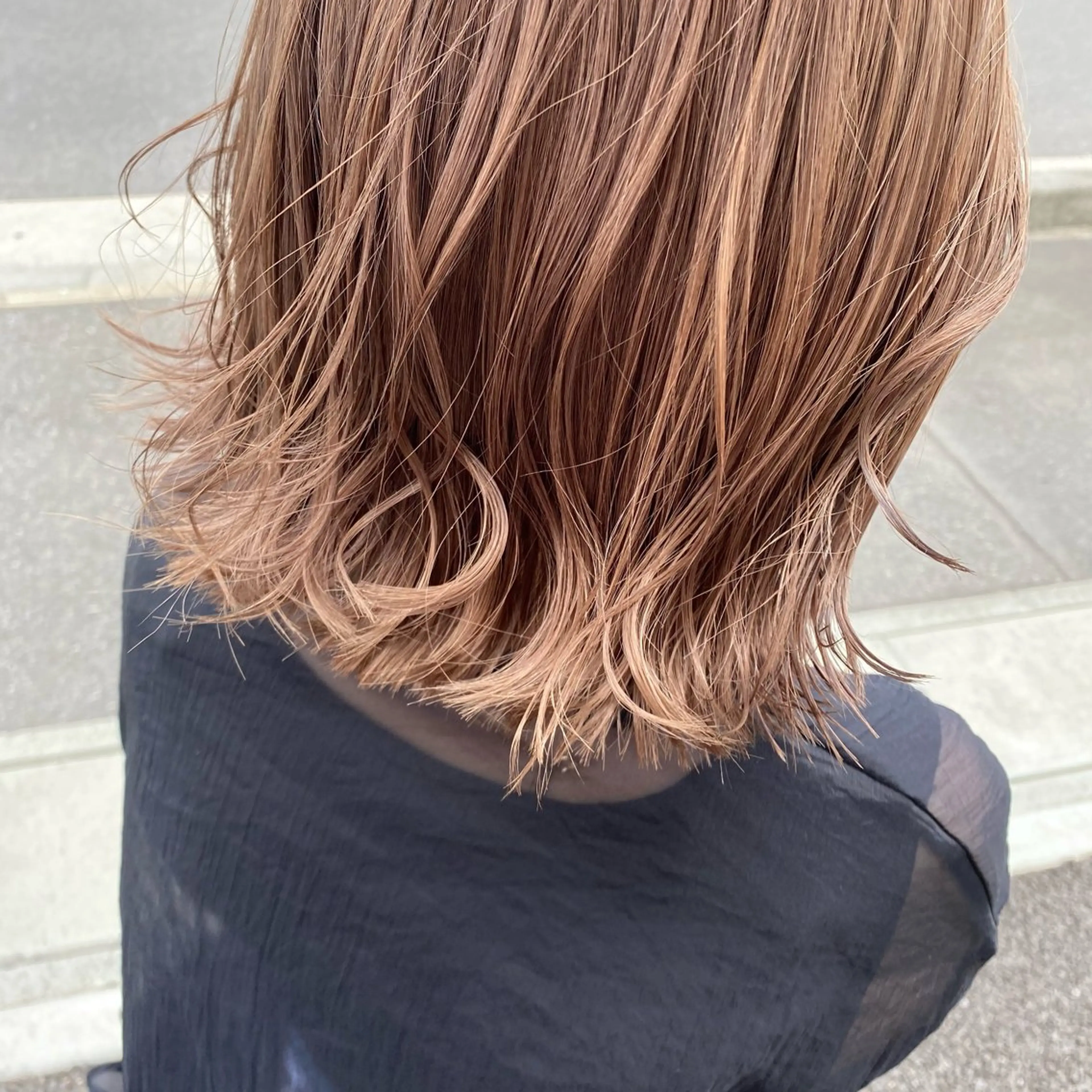 セミロング カラー ヘアアレンジ 久保田 茜のヘアスタイル