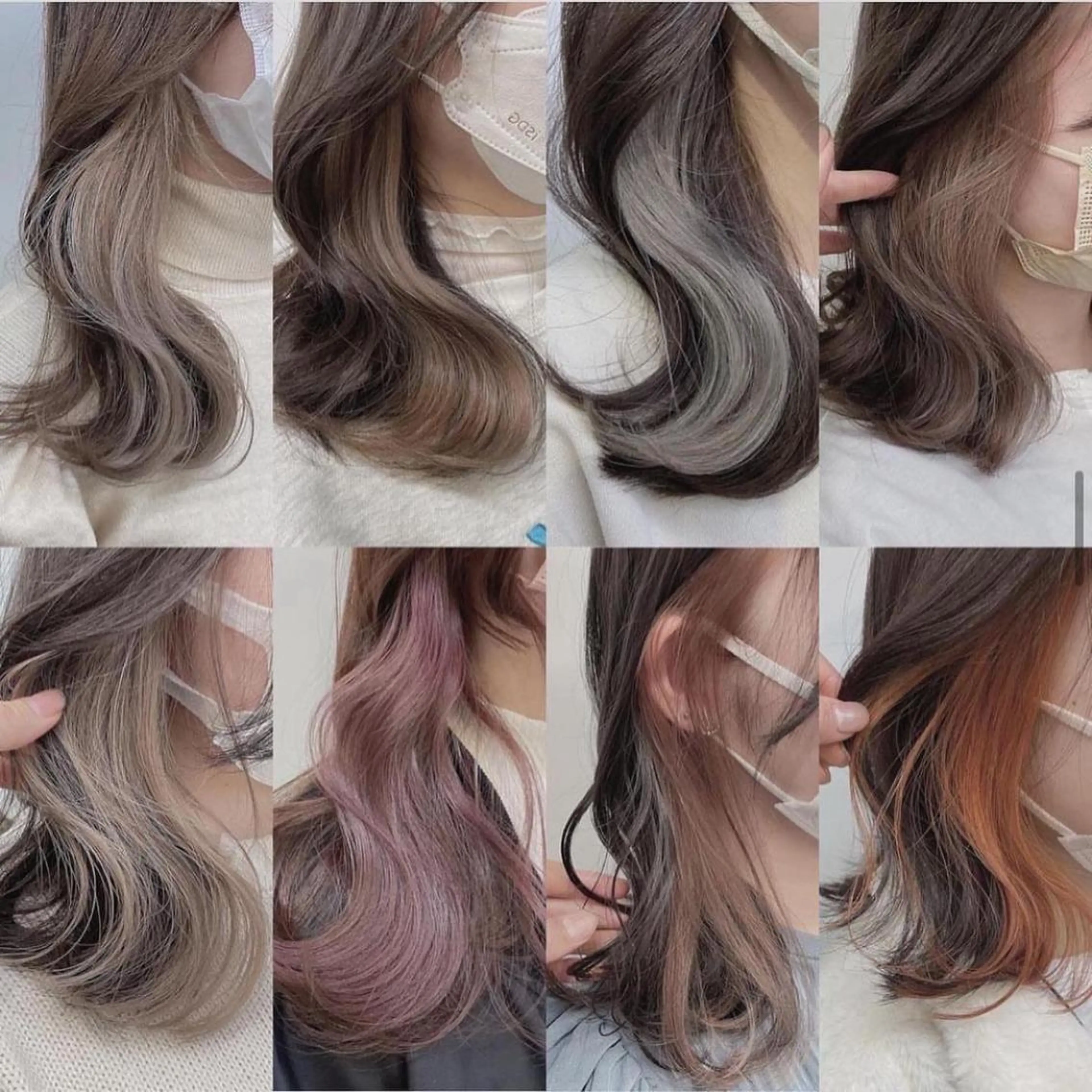 ロング カラー ベージュカラー ブリーチ ケアブリーチ イヤリングカラー インナーカラー ヘアカラー トリートメント ヘッドスパ ヘアセット 🥞ベージュ系カラー 【すずきりほ】🥞のヘアスタイル