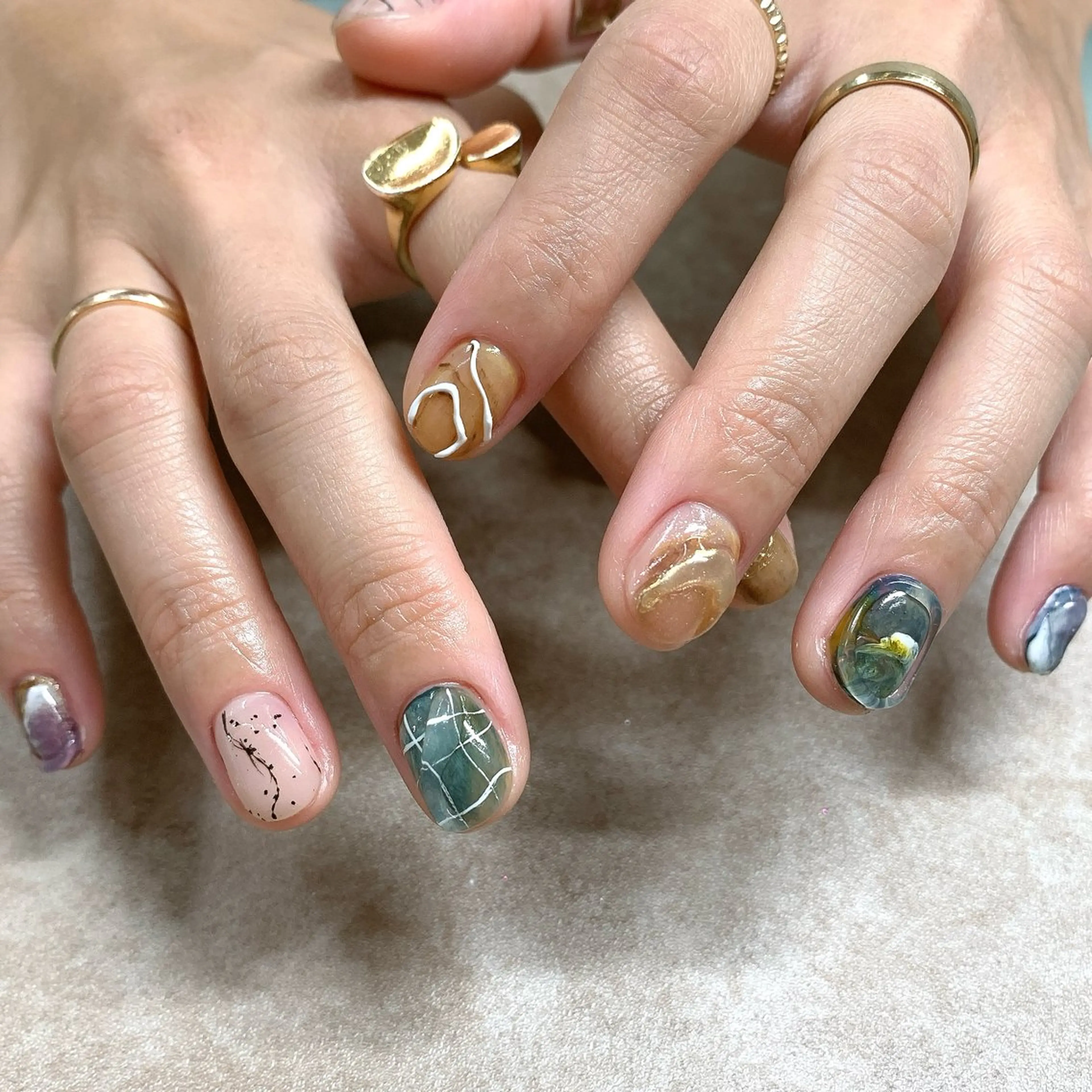 ネイル ニュアンスネイル ハンドネイル SHIGE . 【パラジェル取扱店】のネイルデザイン