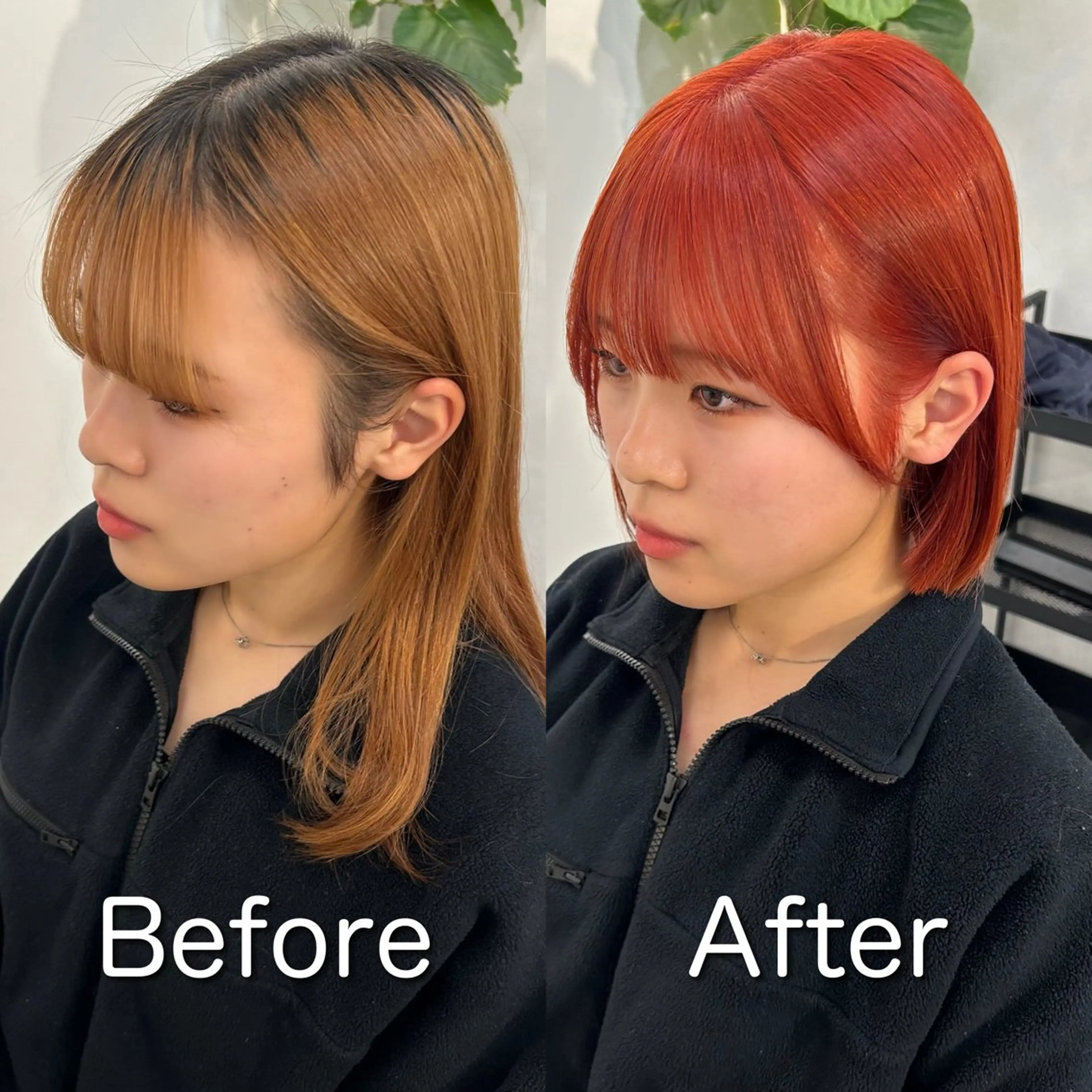 ミディアム 顔周りカット ❤️ショートカット ・顔周りカット❤️のヘアスタイル