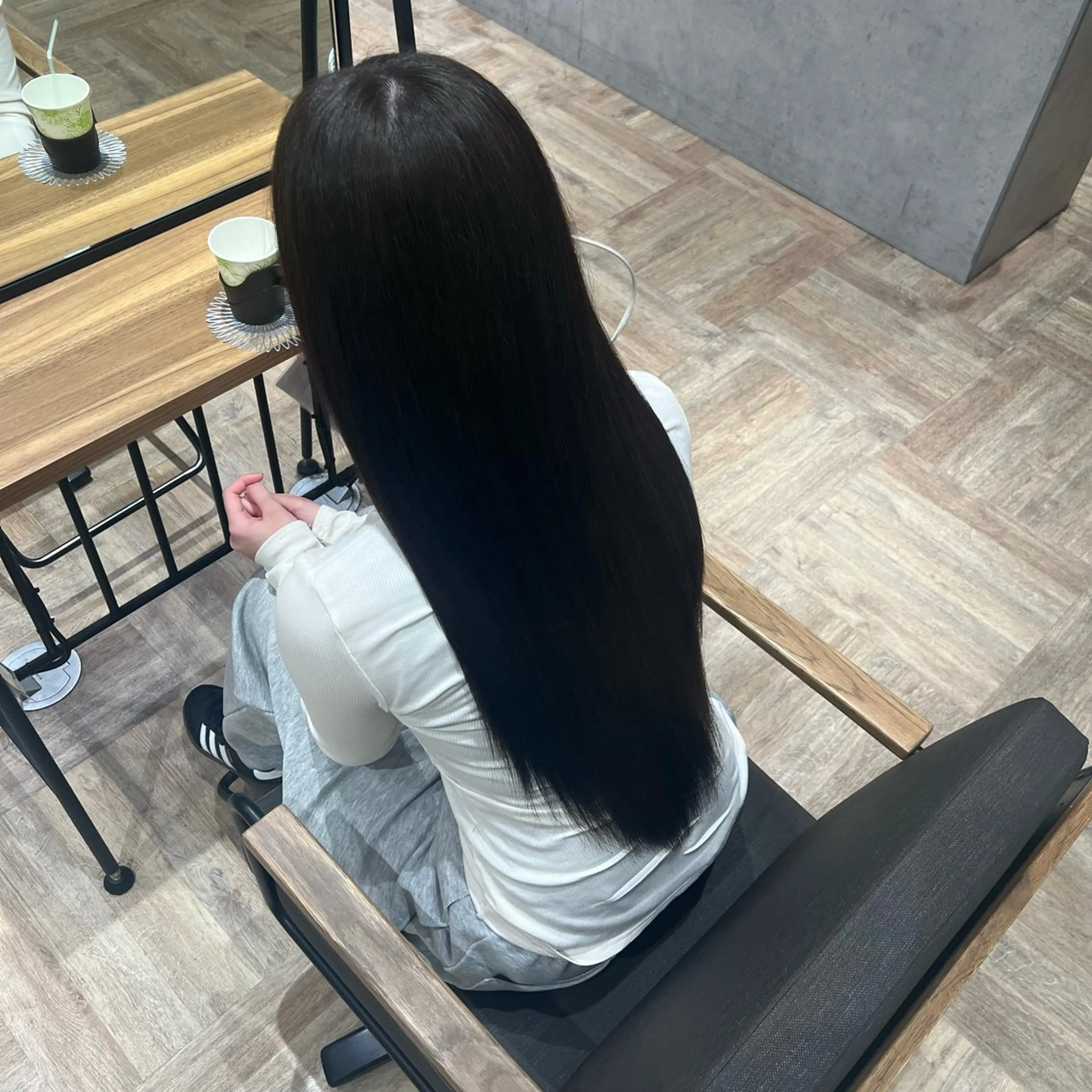 似合わせカット+髪質改善縮毛矯正の写真