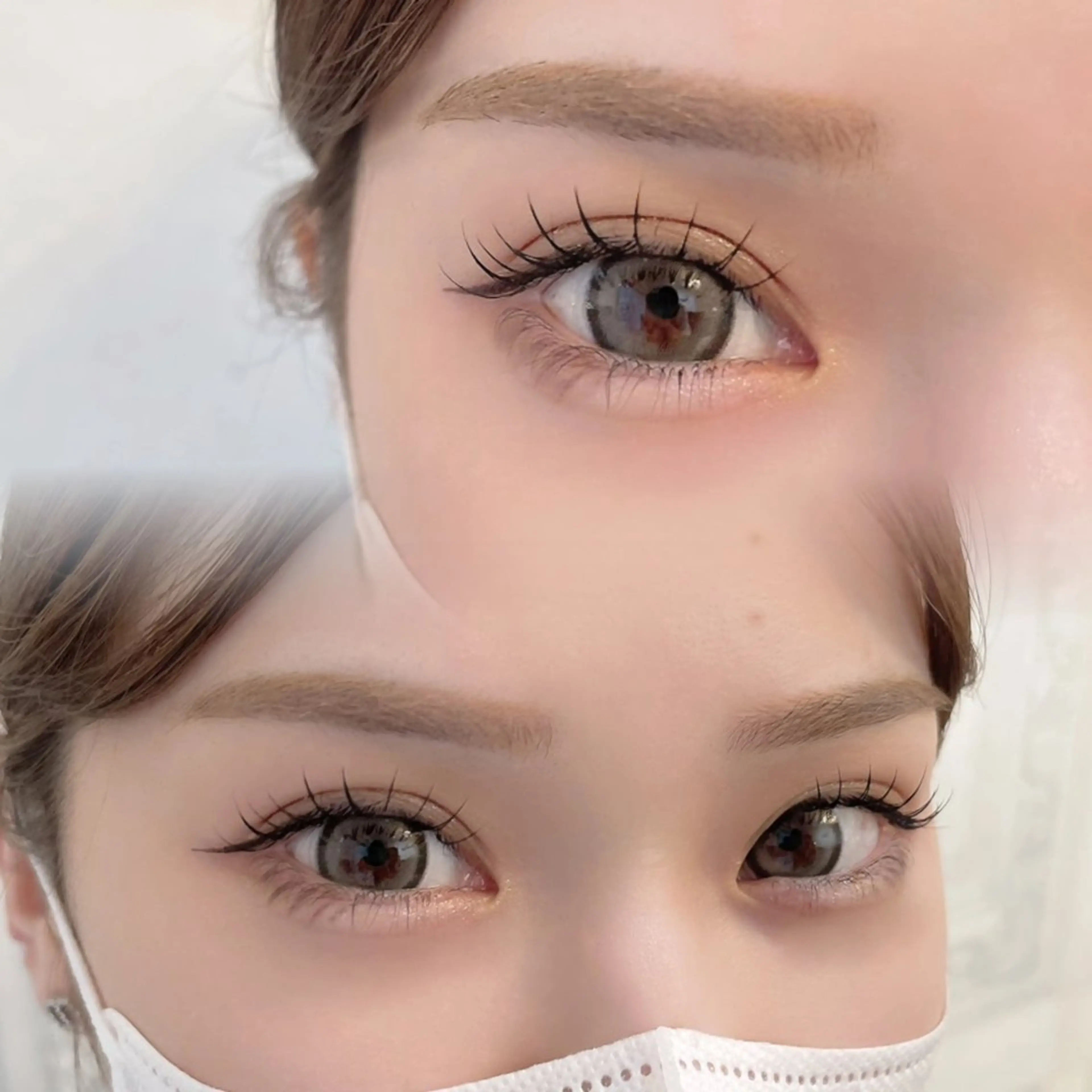 フラットラッシュ シングル両目上のみ80​〜​100本⟡オフ無料の写真