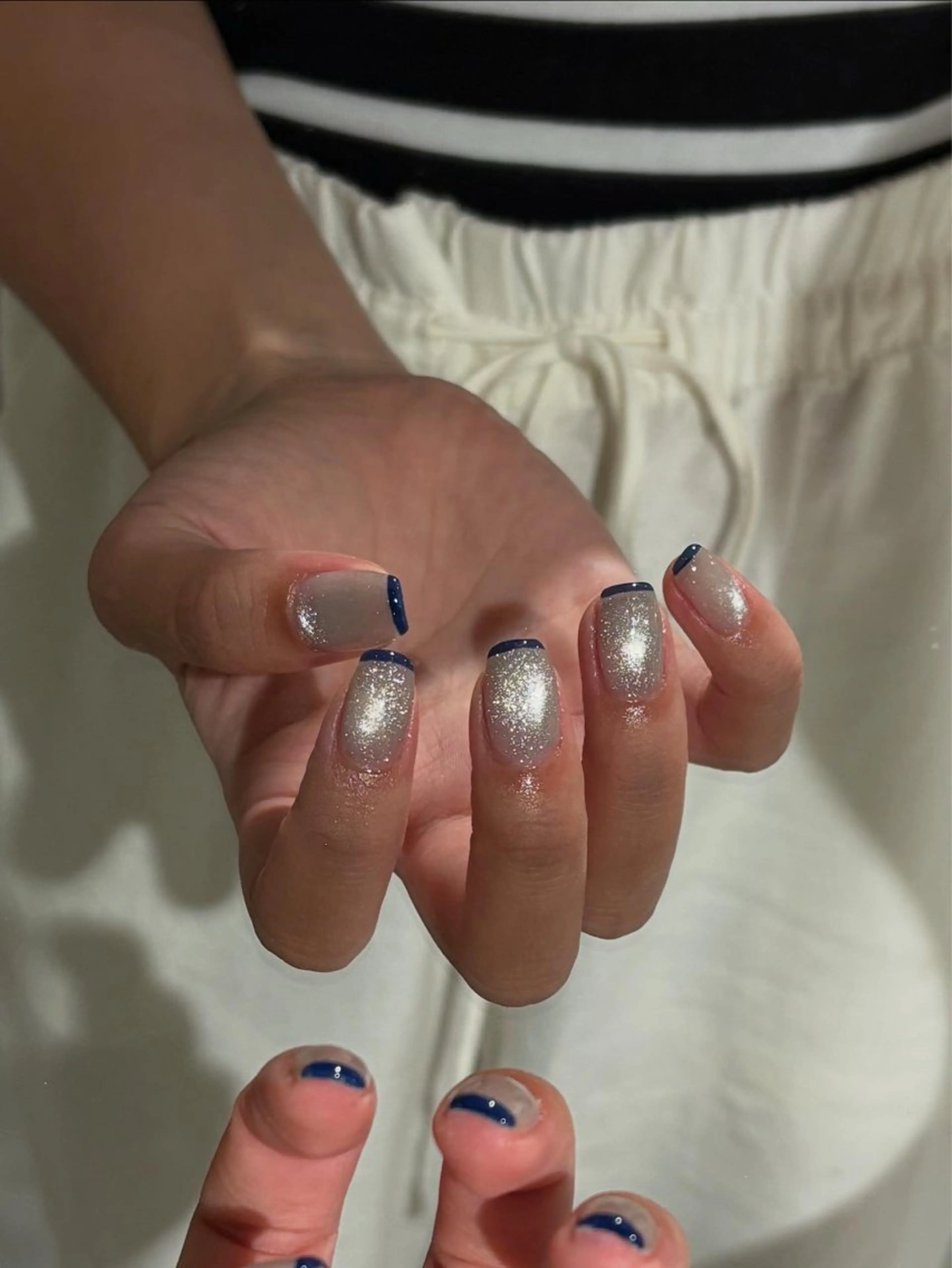 マグネットネイル・フラッシュネイル📸🤍（オフあり）の写真