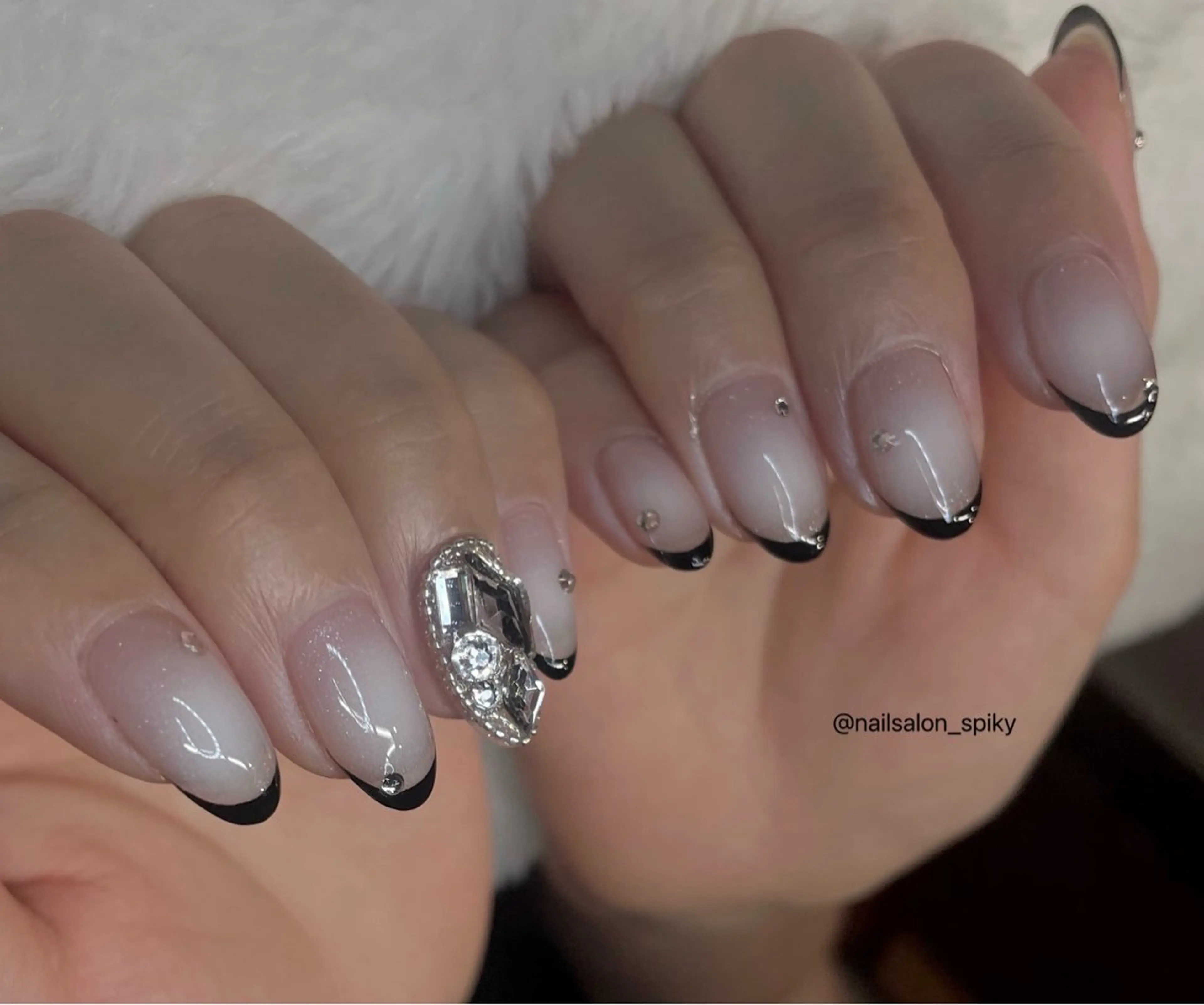 ネイル ハンドネイル Spiky とうげ ふうかのネイルデザイン