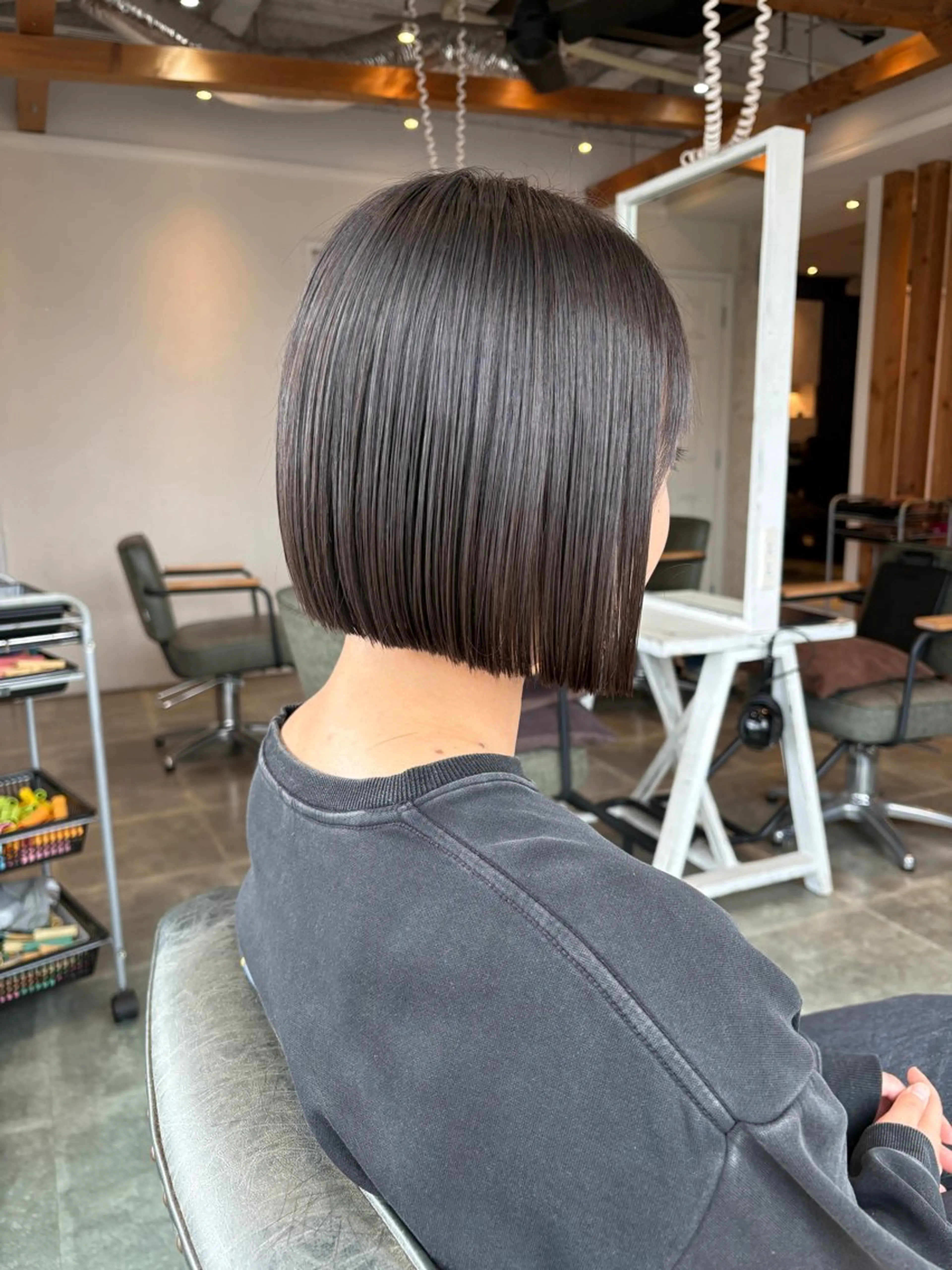 ショート 前下がりボブ ボブ カット トリートメント 🍃ボブ&ショート 特化🍃髪質改善🍃のヘアスタイル