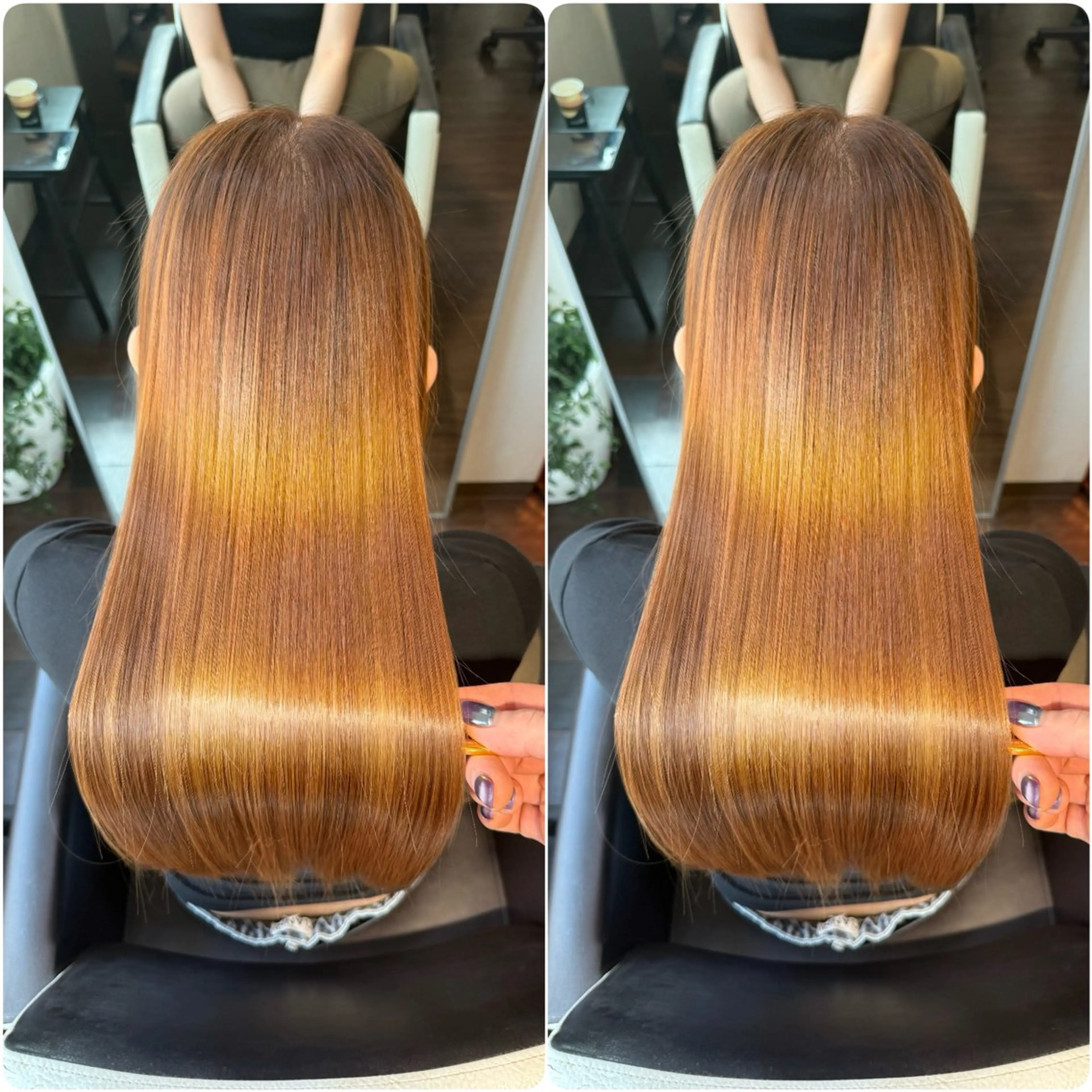 ロング カラー カット ヘアカラー トリートメント ヘッドスパ 🌹ULTOWA🌹 髪質改善/縮毛/店長のヘアスタイル