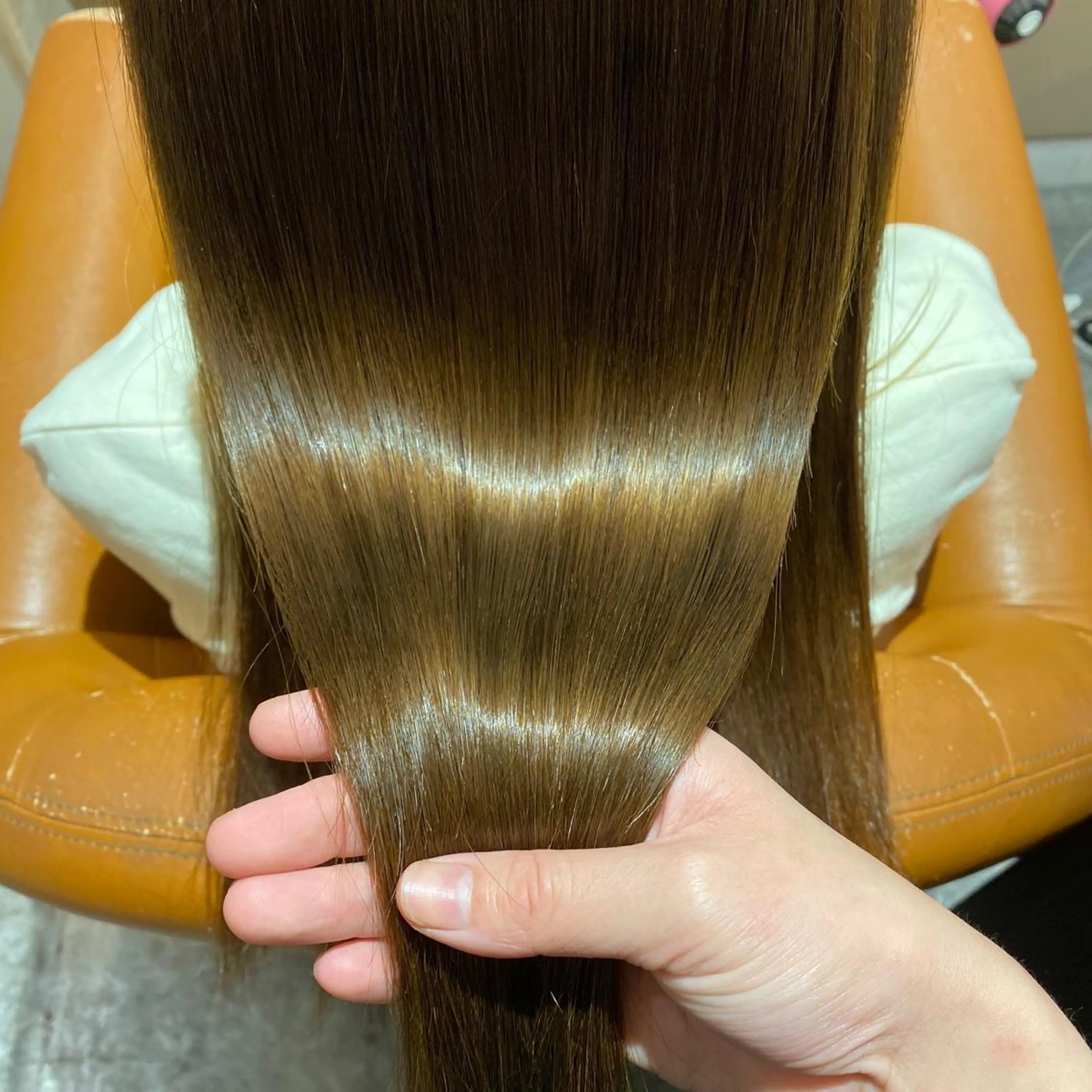 ロング カラー 髪質改善×矯正🫧 韓国ヘアasamiのヘアスタイル